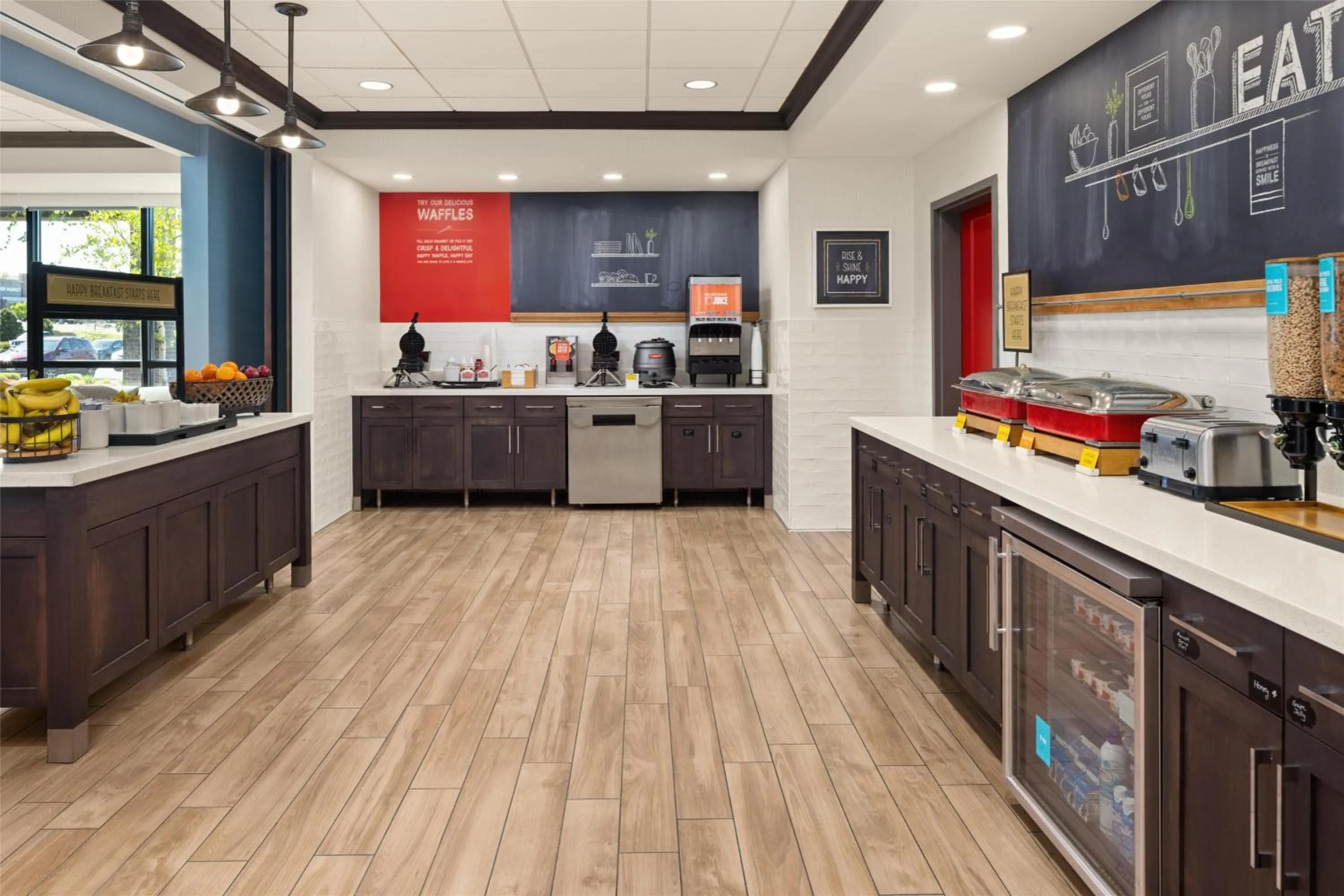 Breakfast in Hampton Inn Minneapolis-Roseville,MN