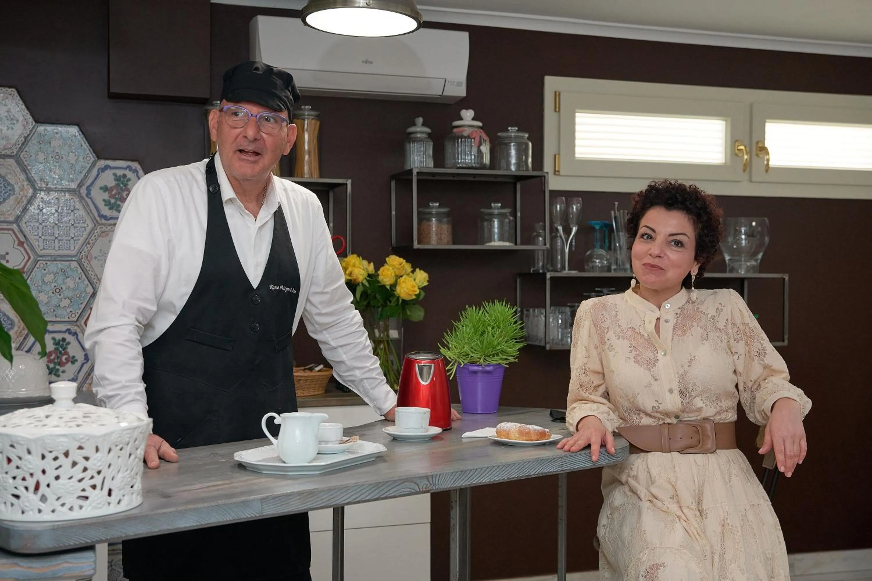 Staff in Rome Airport Inn