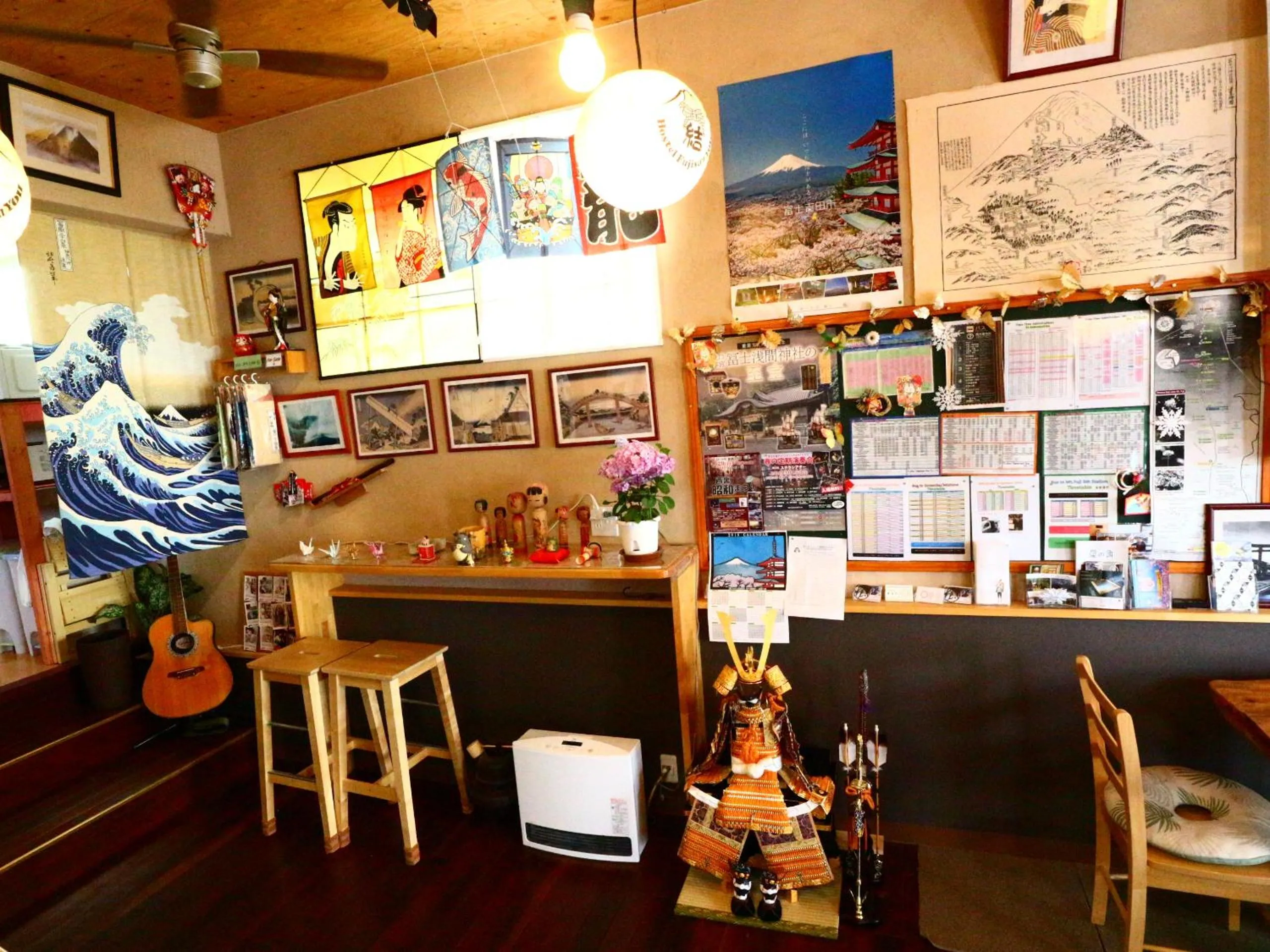 Lobby or reception in ホステル富士山 結