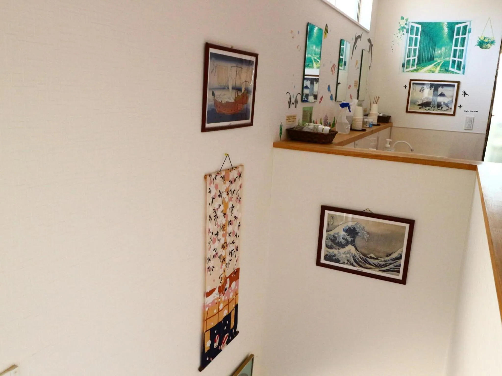 Lobby or reception in ホステル富士山 結