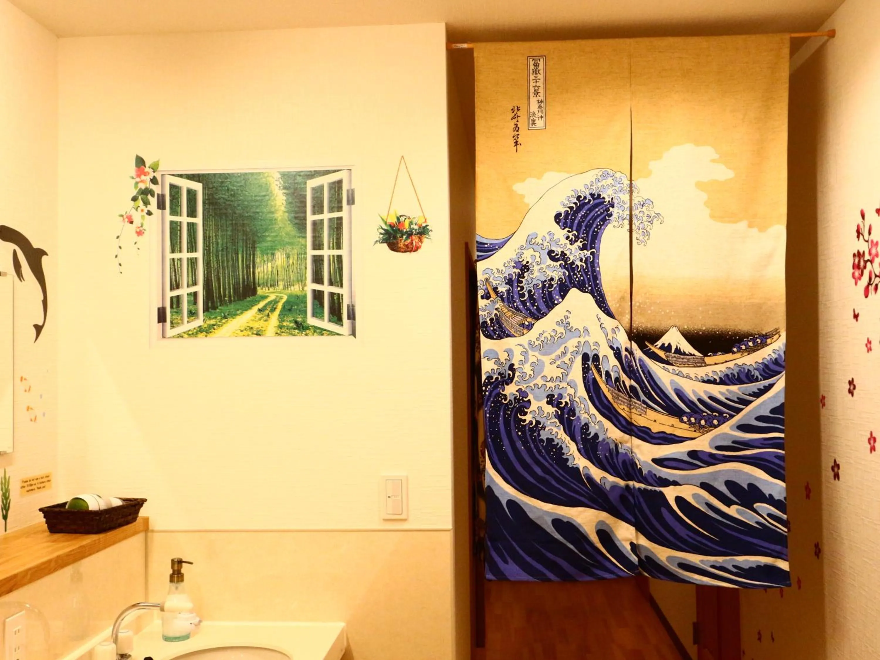 Lobby or reception in ホステル富士山 結