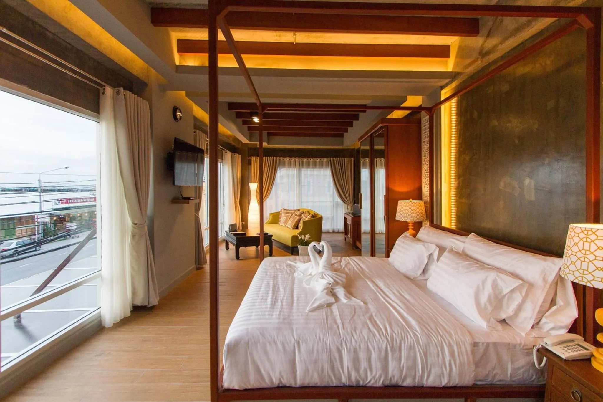 Bed in Kroque Boutique & Bistro