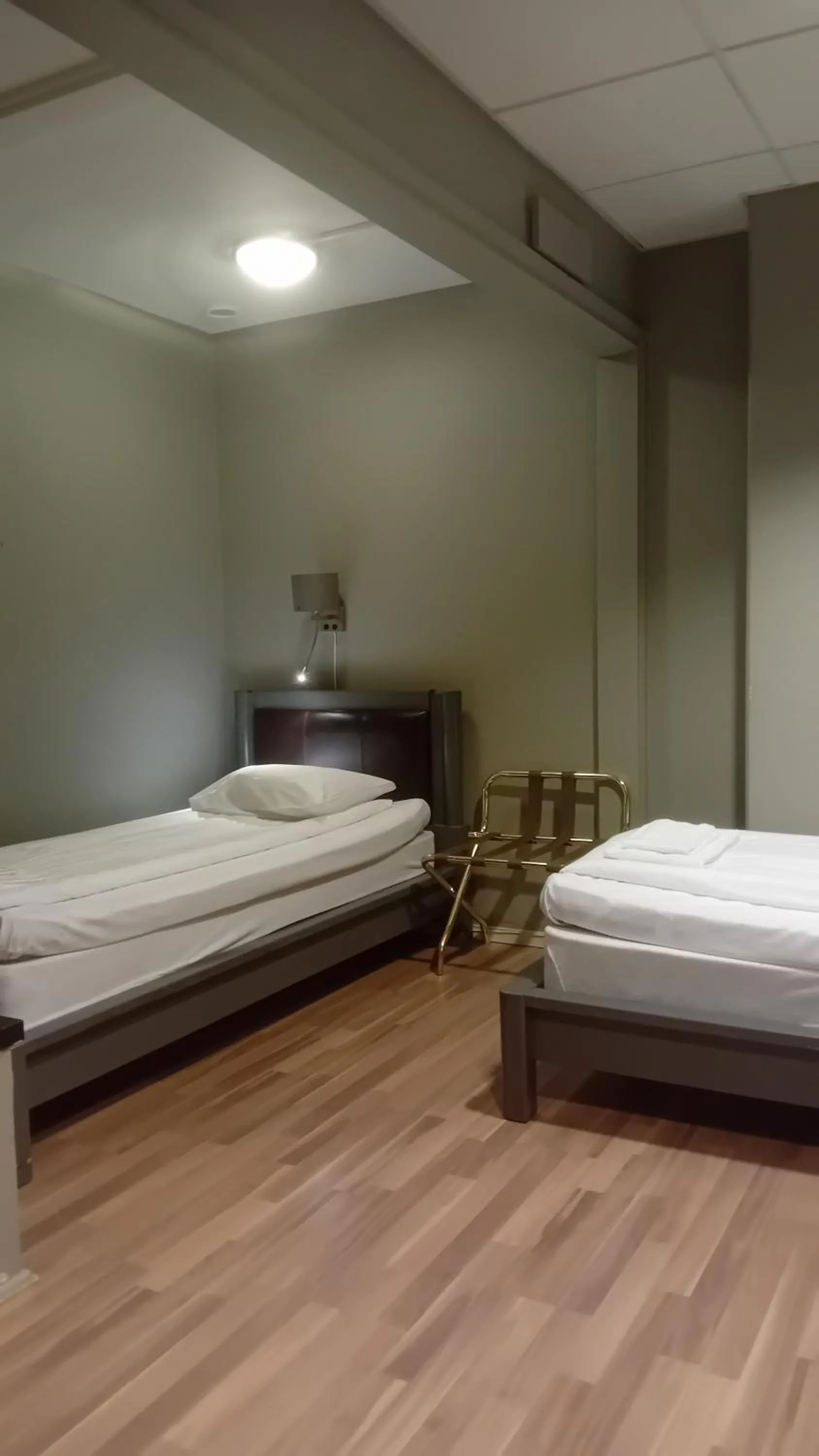 Bed in Hotel Expo Stockholm