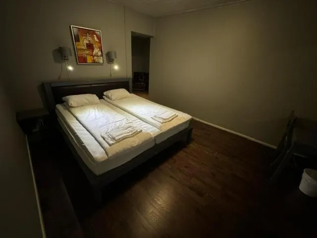 Bedroom, Bed in Hotel Expo Stockholm