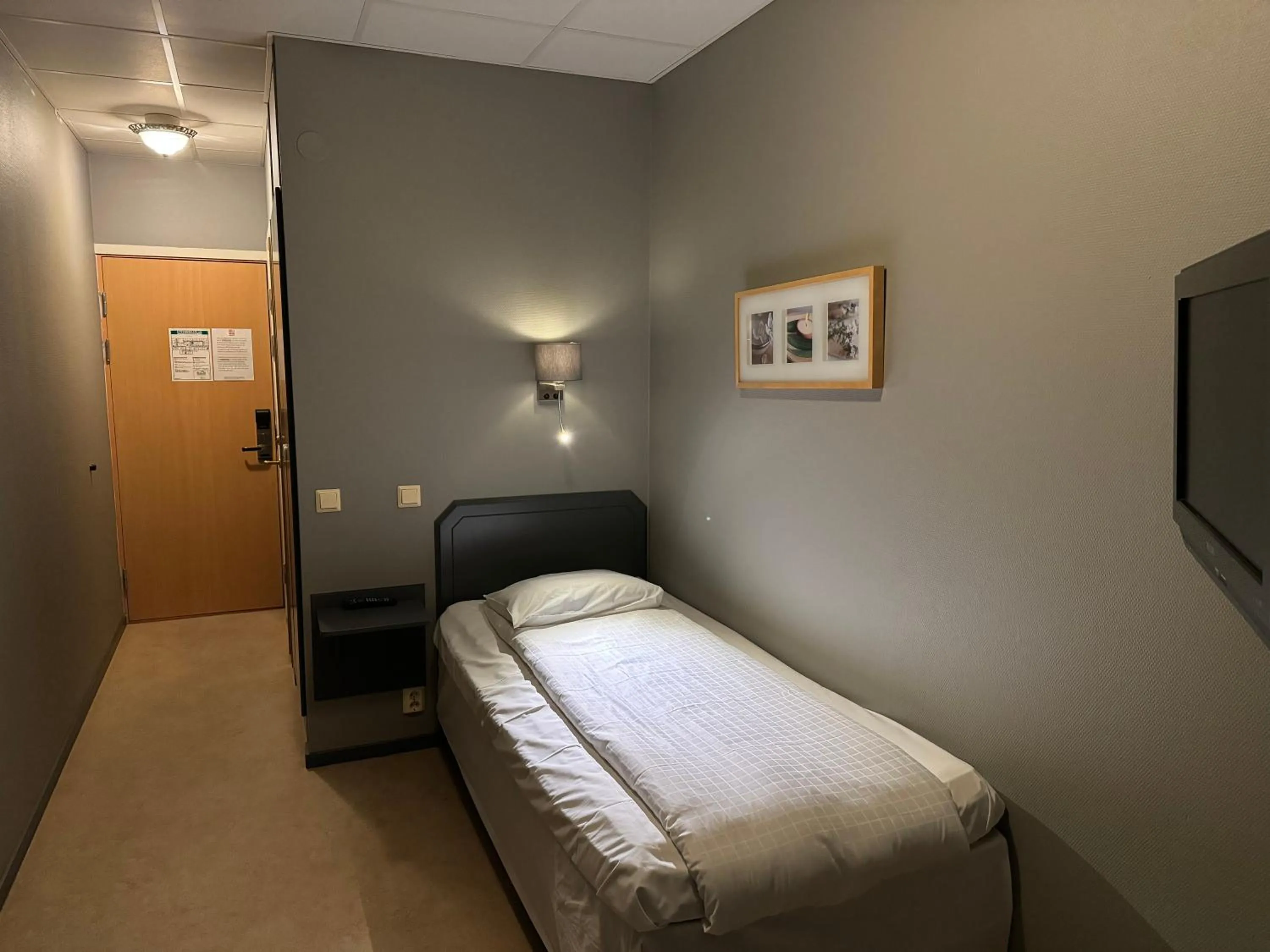 Bed in Hotel Expo Stockholm