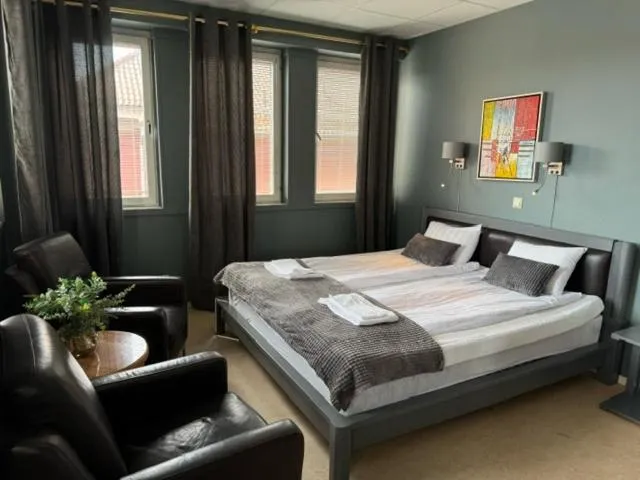 Photo of the whole room, Bed in Hotel Expo Stockholm