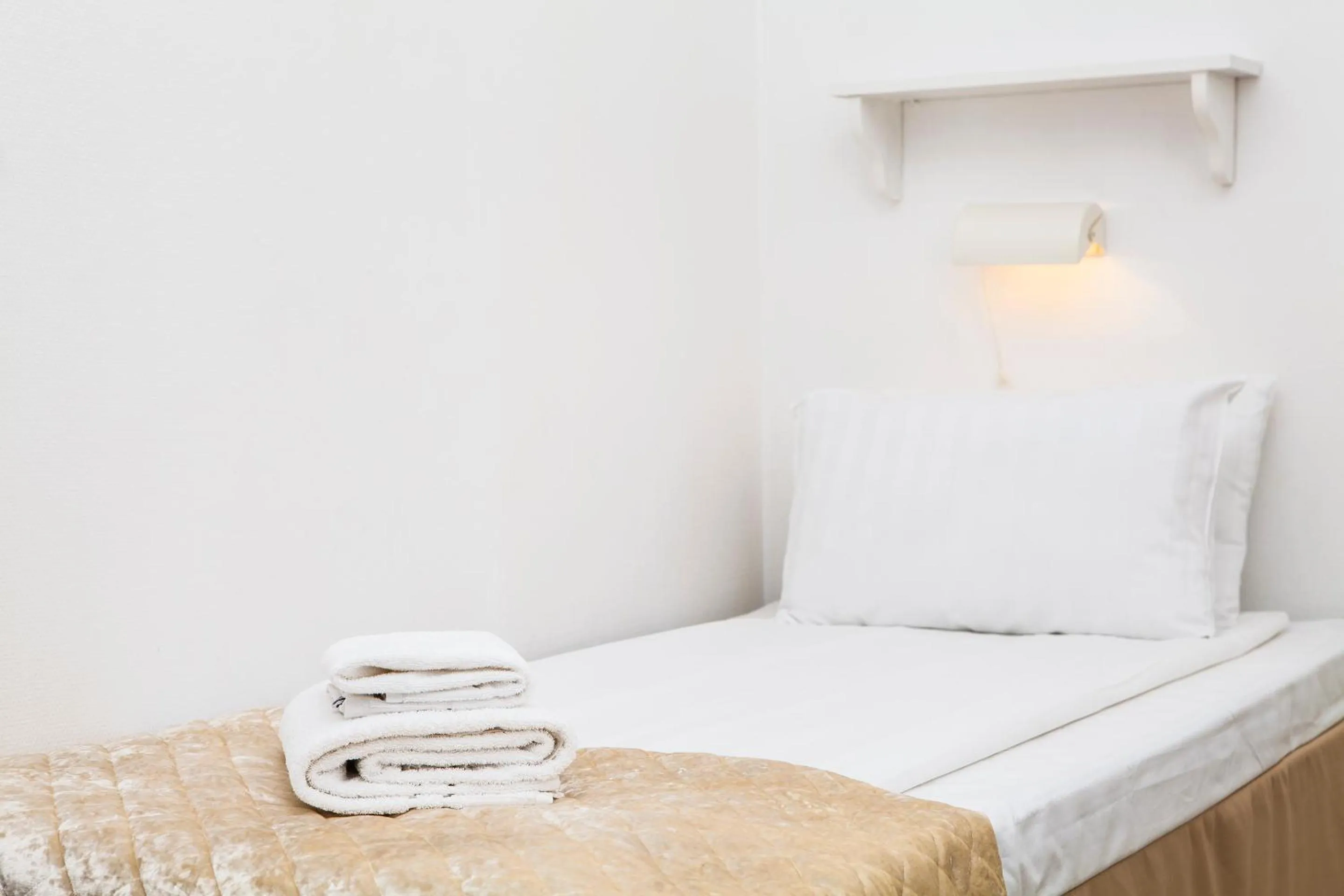 Bed in Hotel Expo Stockholm