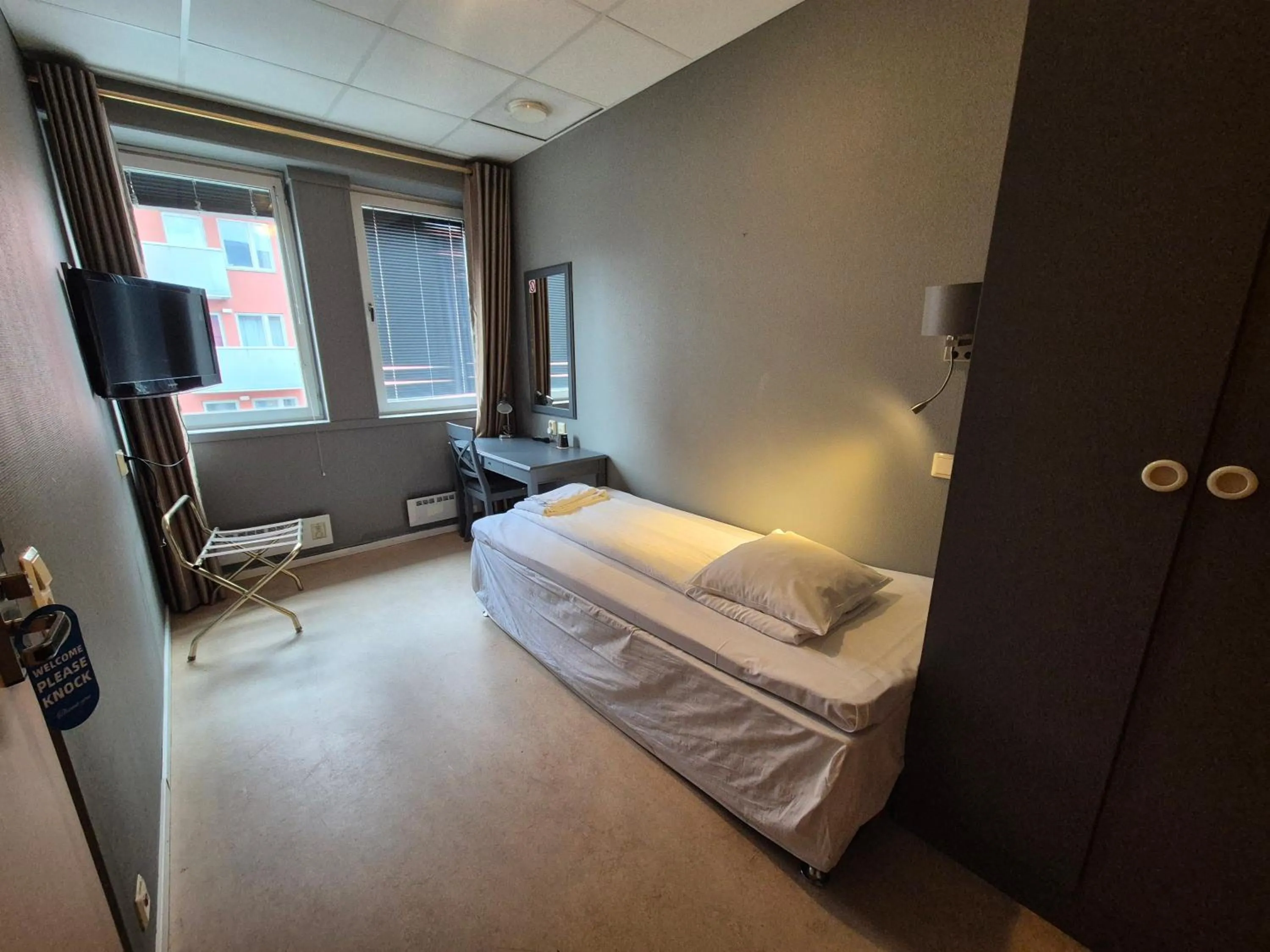 Bed in Hotel Expo Stockholm