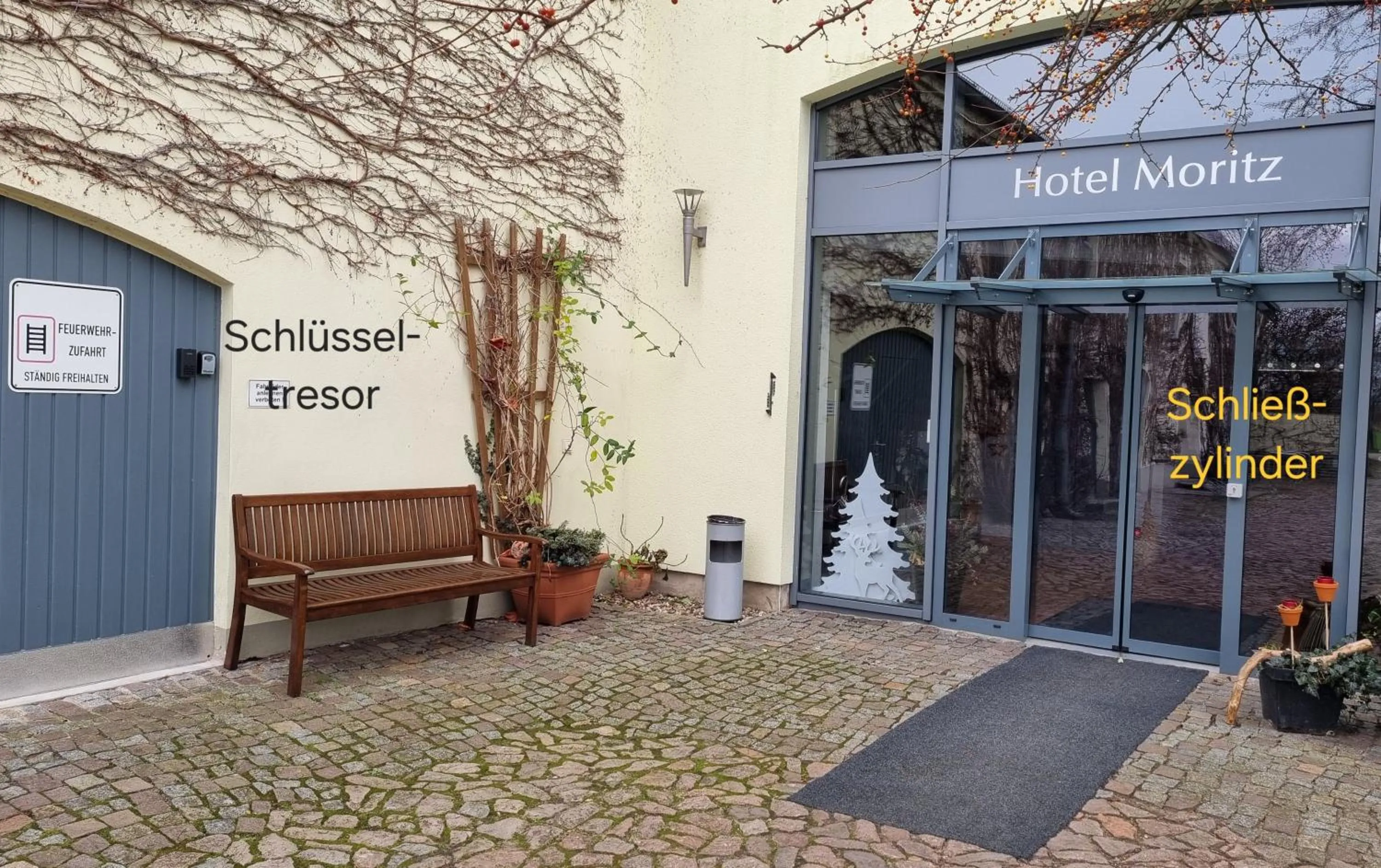 Property building in Hotel Moritz an der Elbe