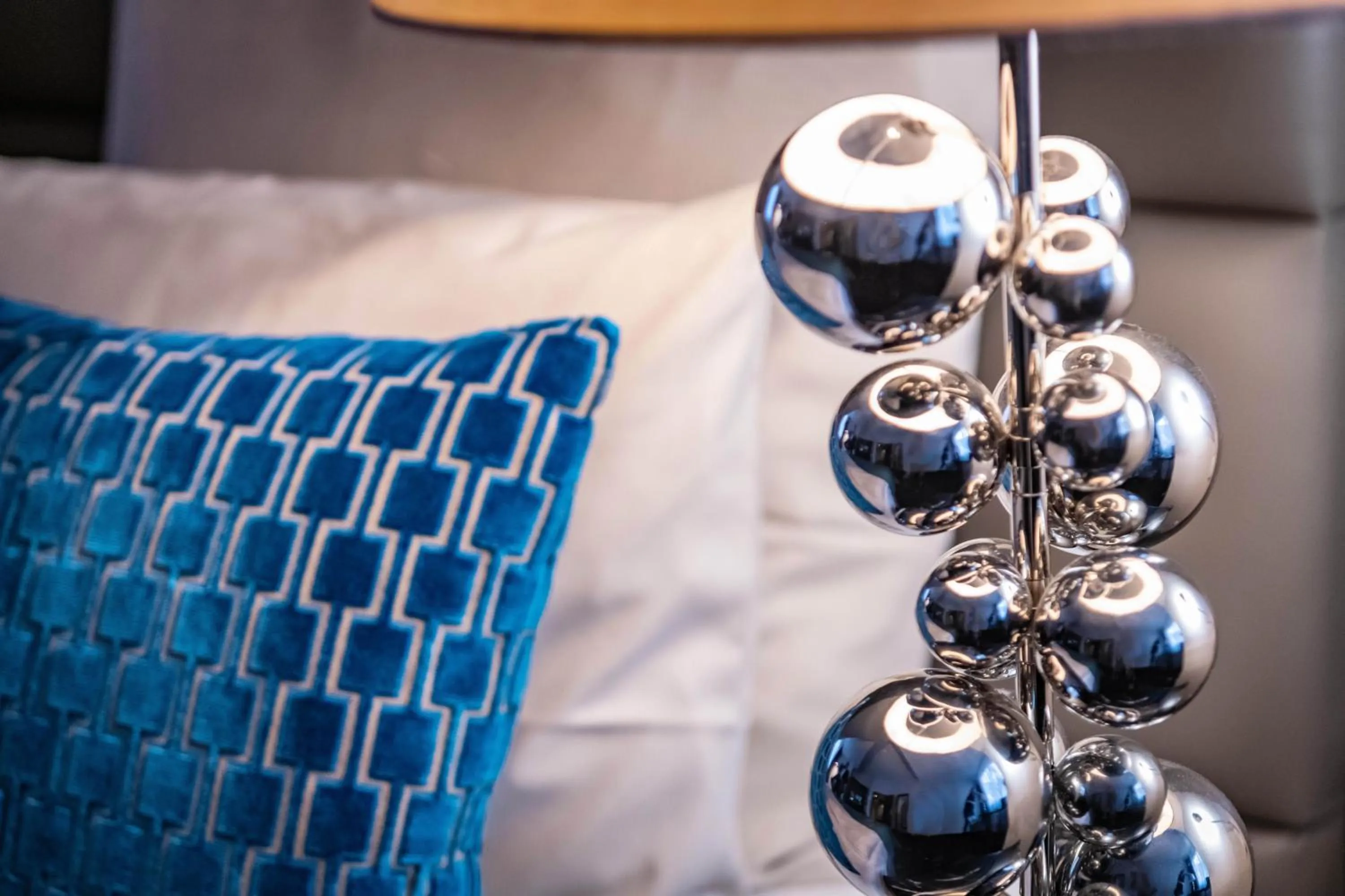 Decorative detail, Bed in Hotel du Nord, Hamburg-Volksdorf