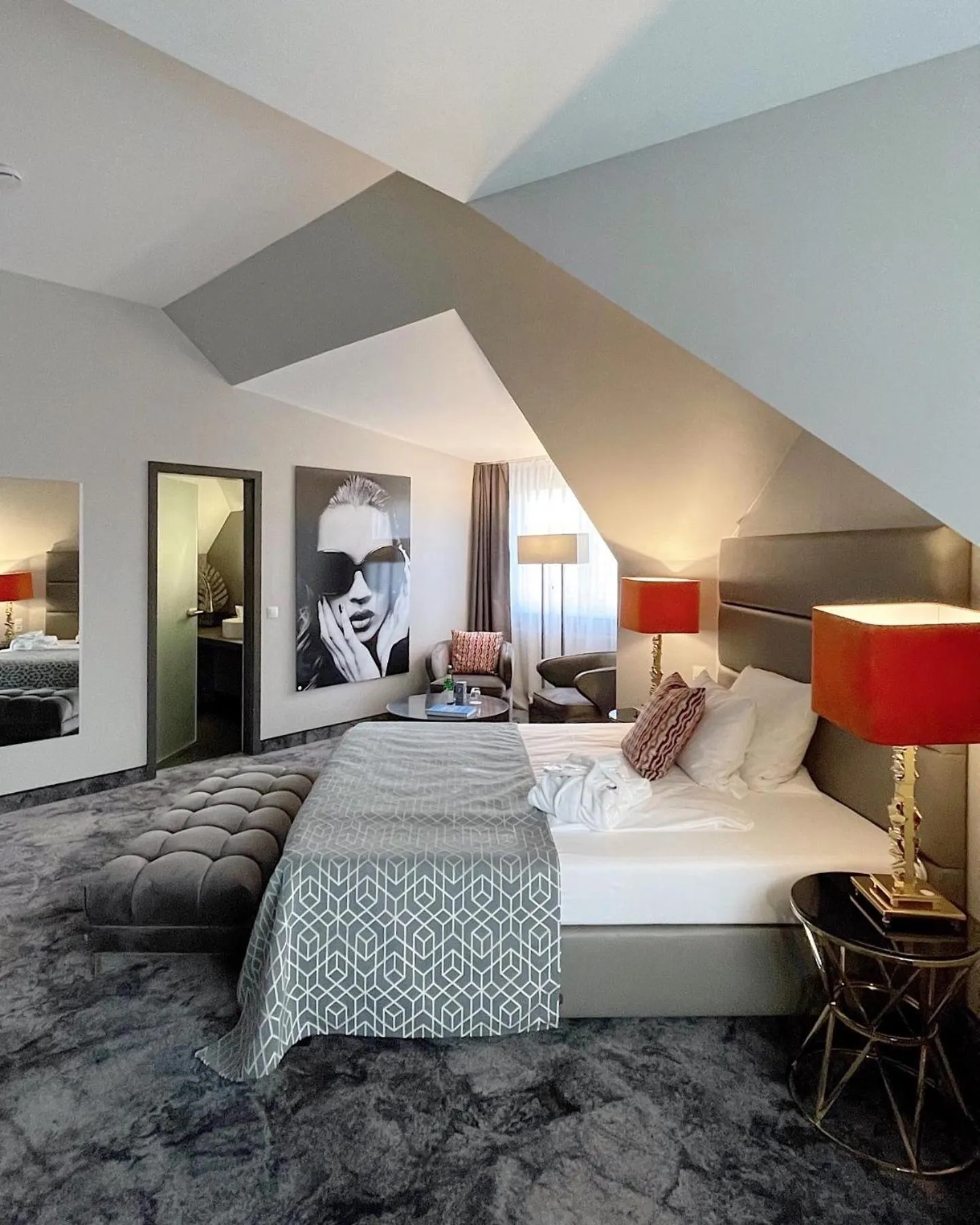 Bed in Hotel du Nord, Hamburg-Volksdorf