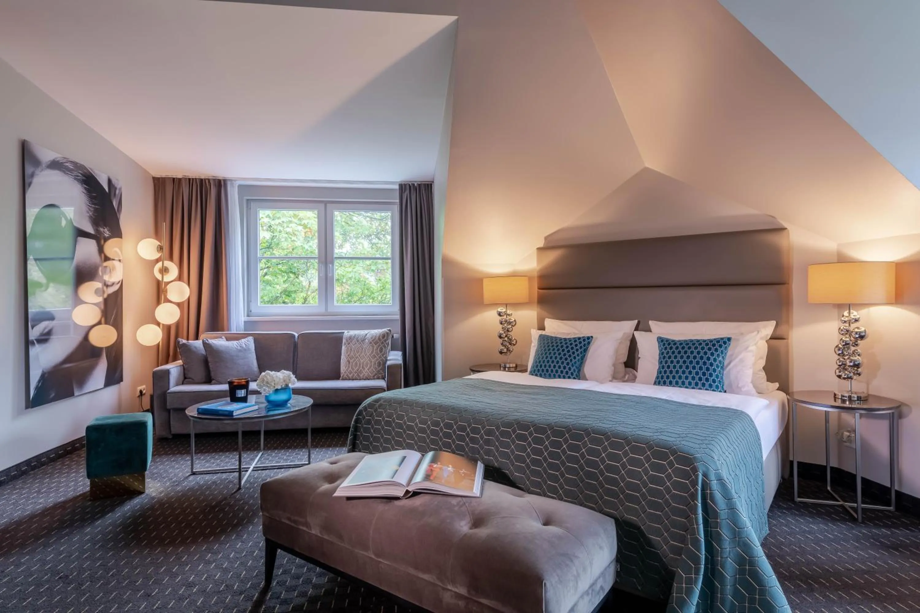 Bed in Hotel du Nord, Hamburg-Volksdorf