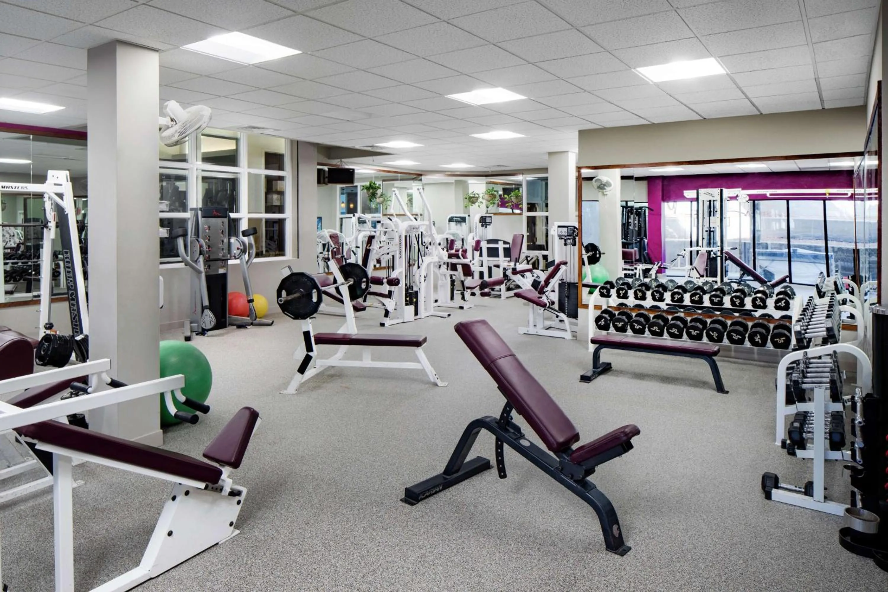 Fitness centre/facilities in DoubleTree by Hilton Nashua