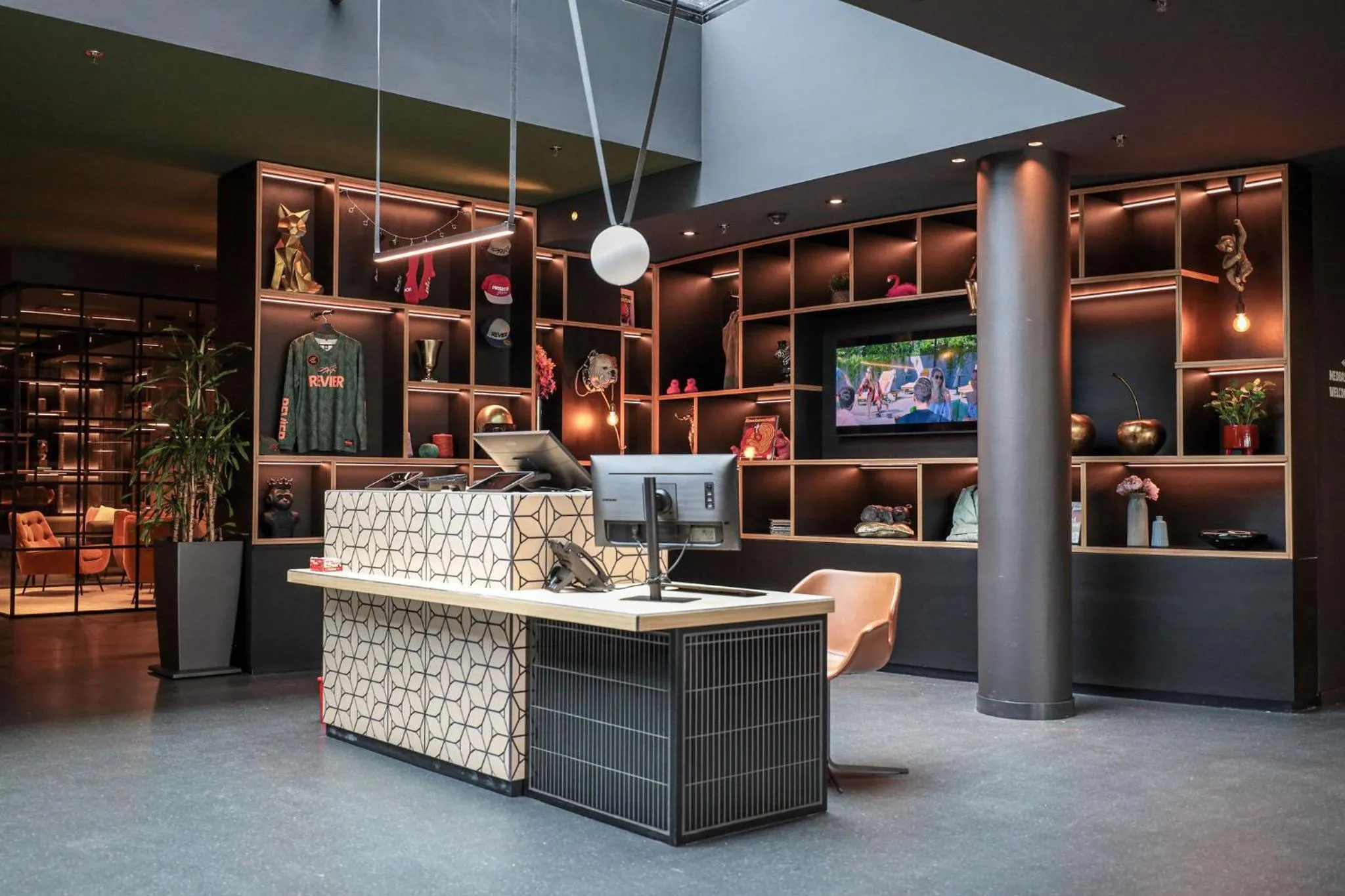 Lobby or reception in Revier Hotel Säntispark