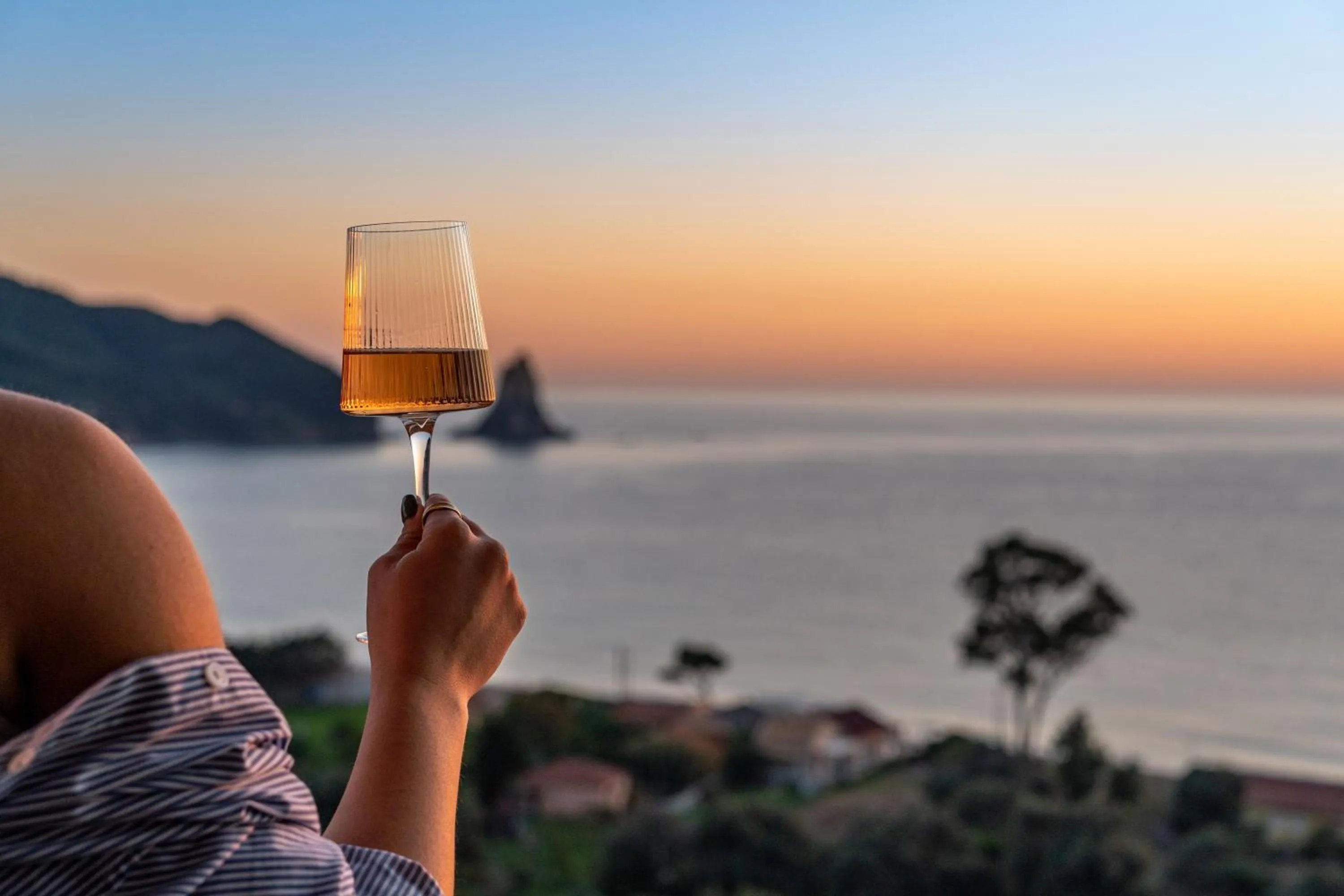 Sunset in Lido Paradise Apartments Corfu