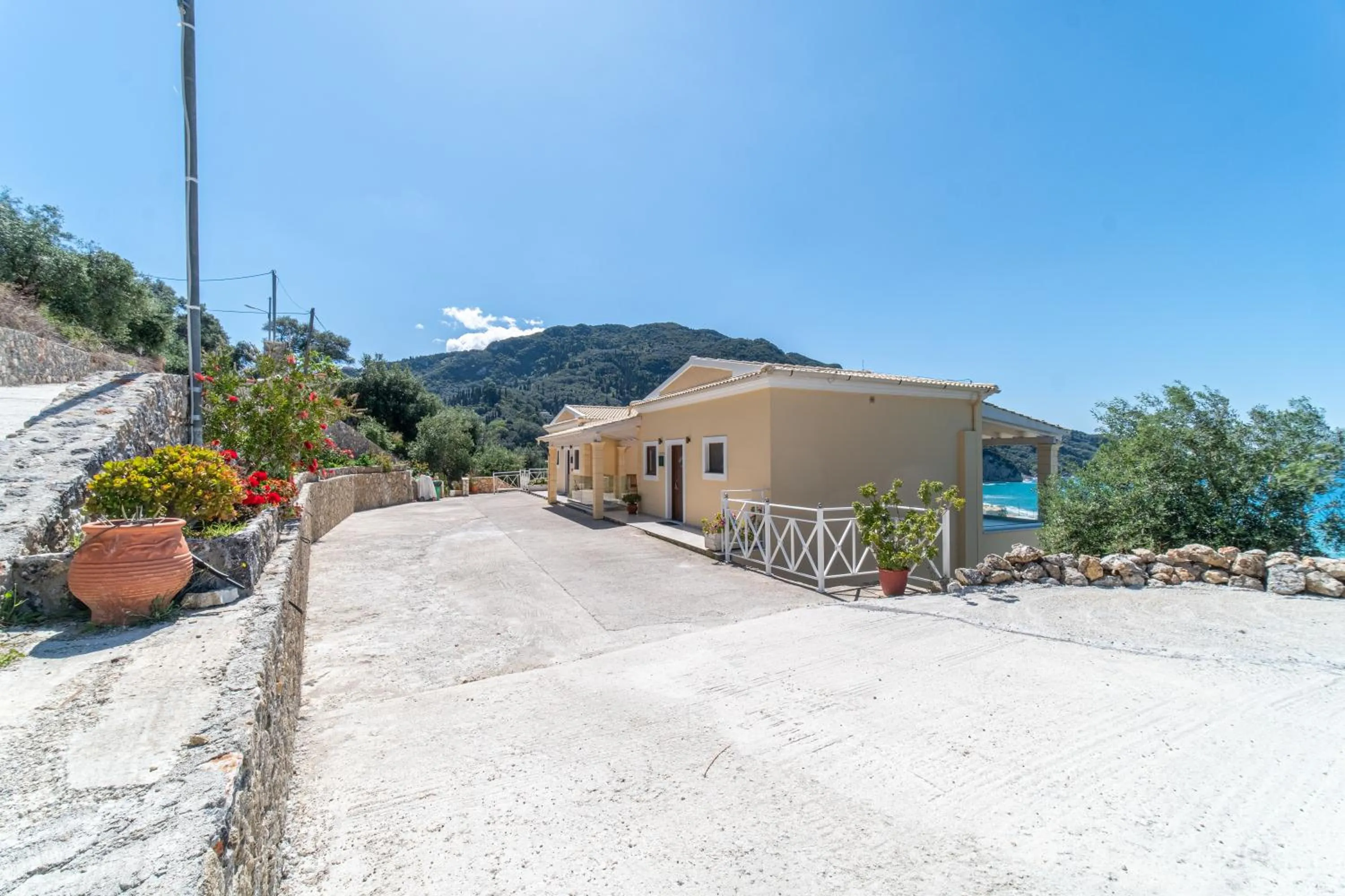 Parking in Lido Paradise Apartments Corfu