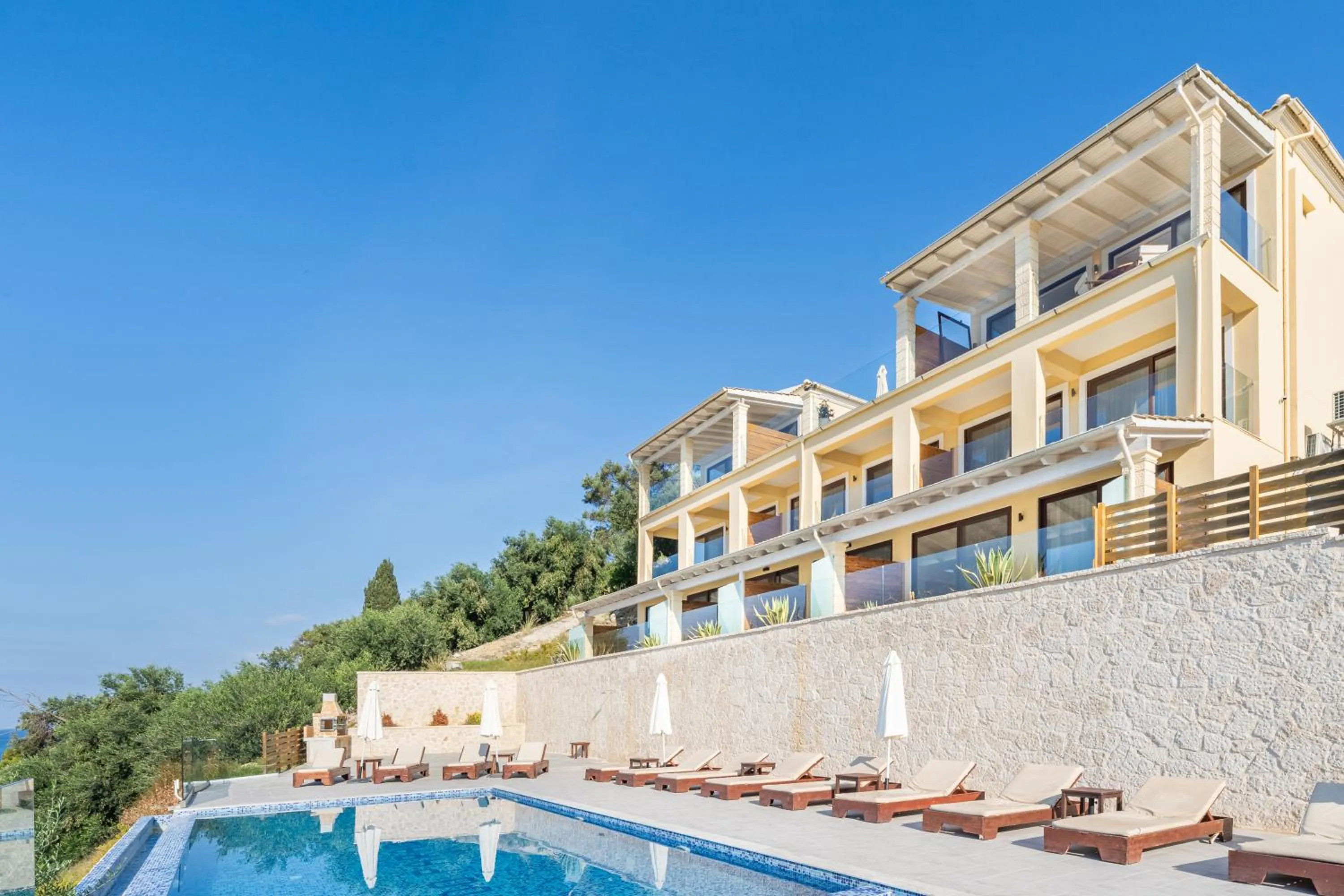 Property building in Lido Paradise Apartments Corfu