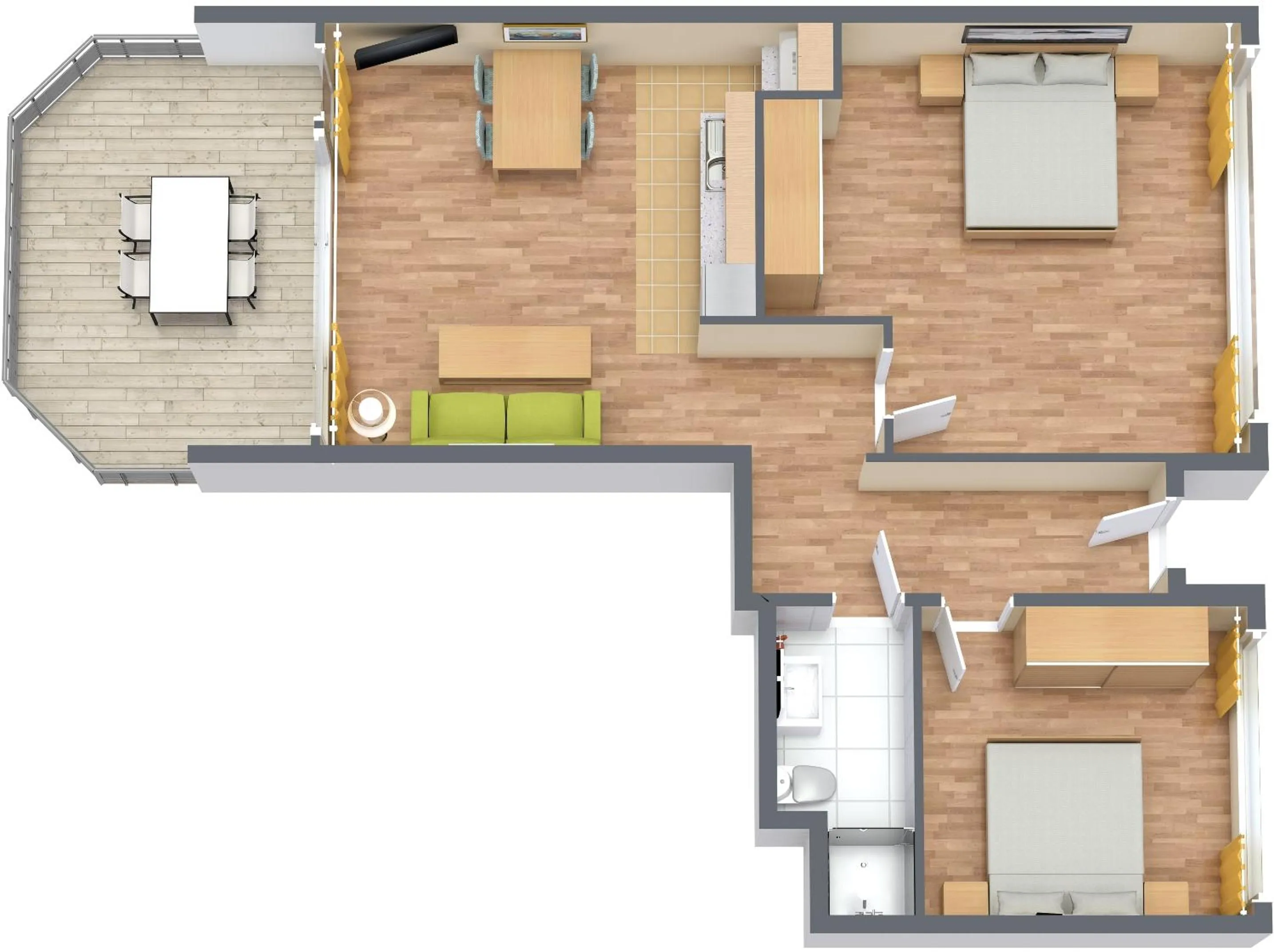 Floor plan in Ferien- und Freizeitpark Weissenhäuser Strand