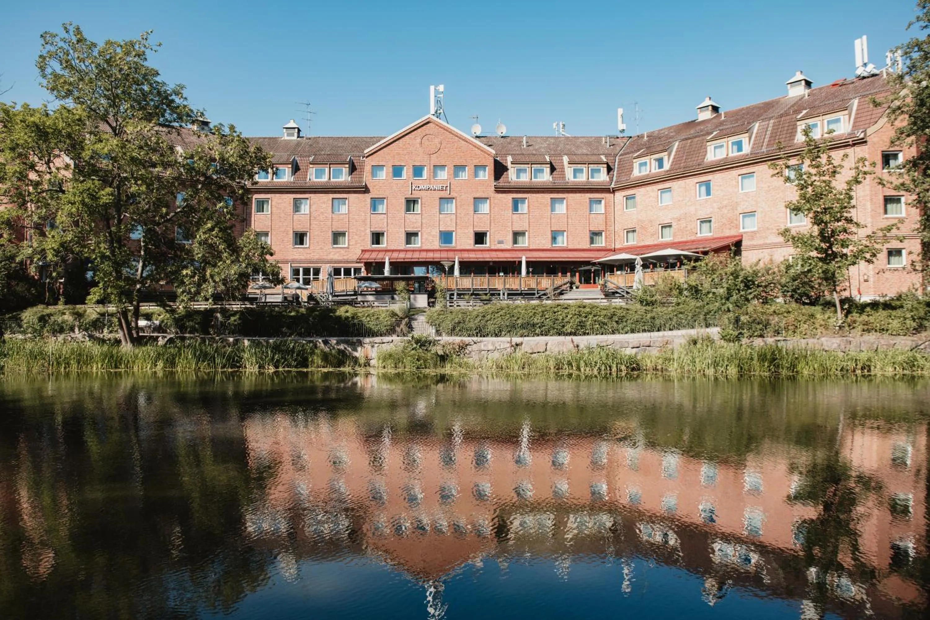 Property building in Home Hotel Kompaniet