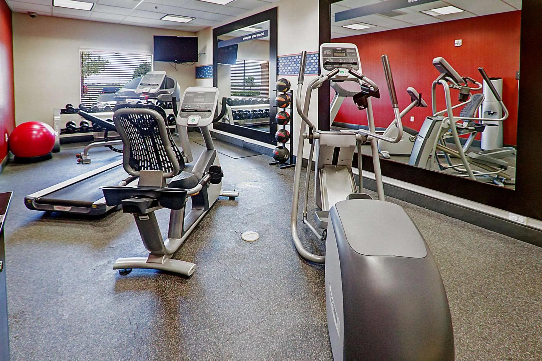 Fitness centre/facilities in Hampton Inn & Suites Altus