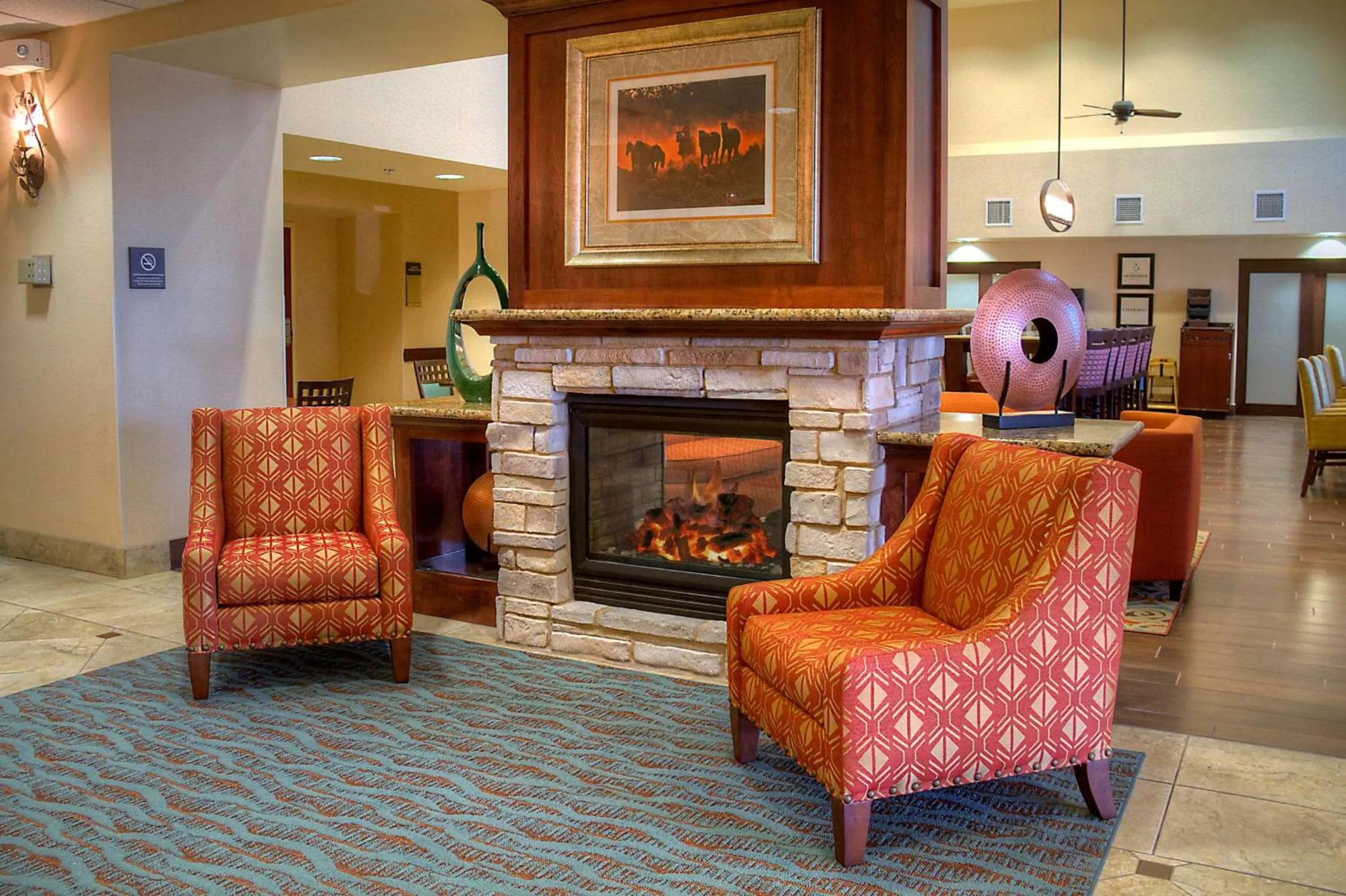 Lobby or reception in Hampton Inn & Suites Altus