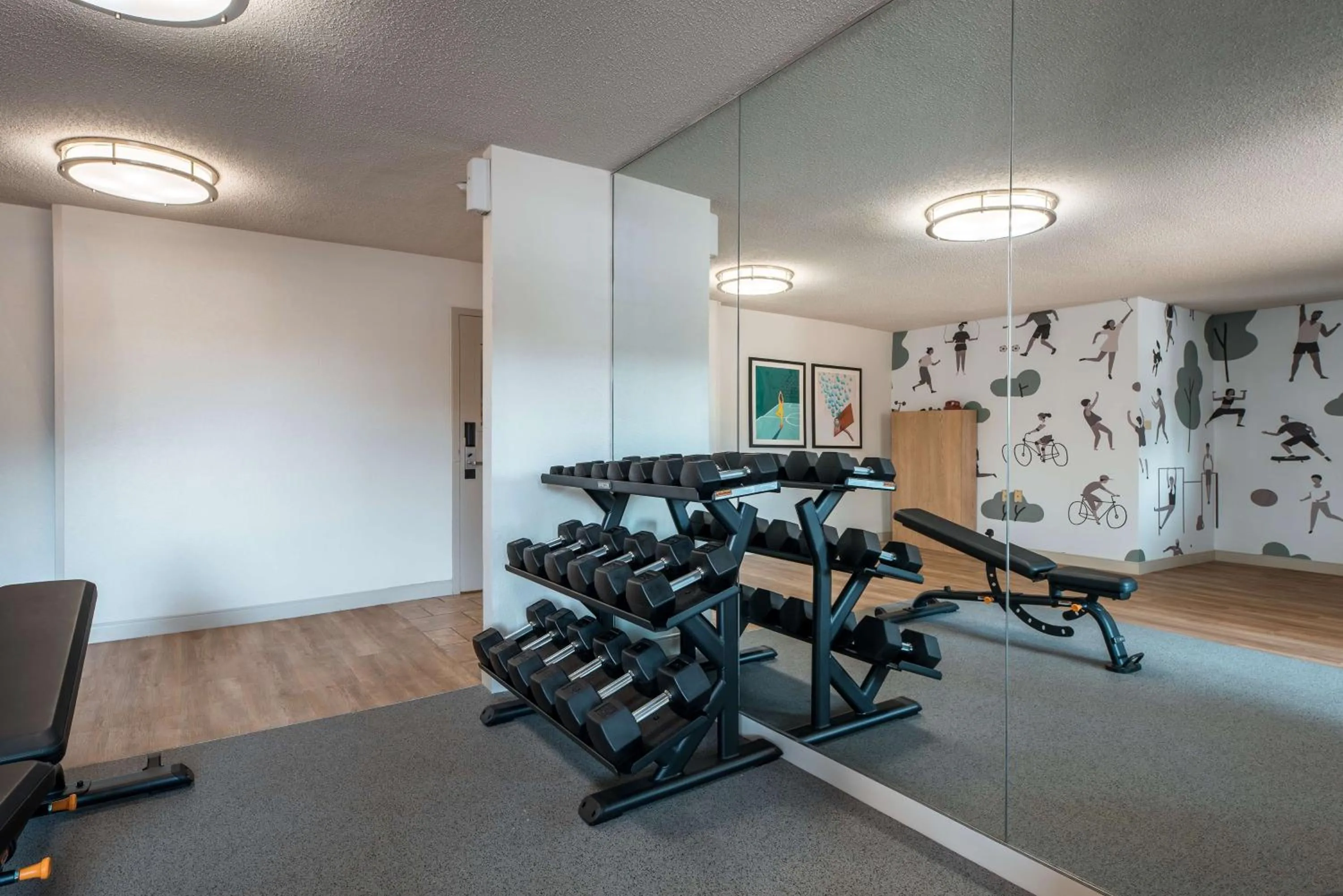 Fitness centre/facilities in Sonesta Simply Suites Dallas Richardson
