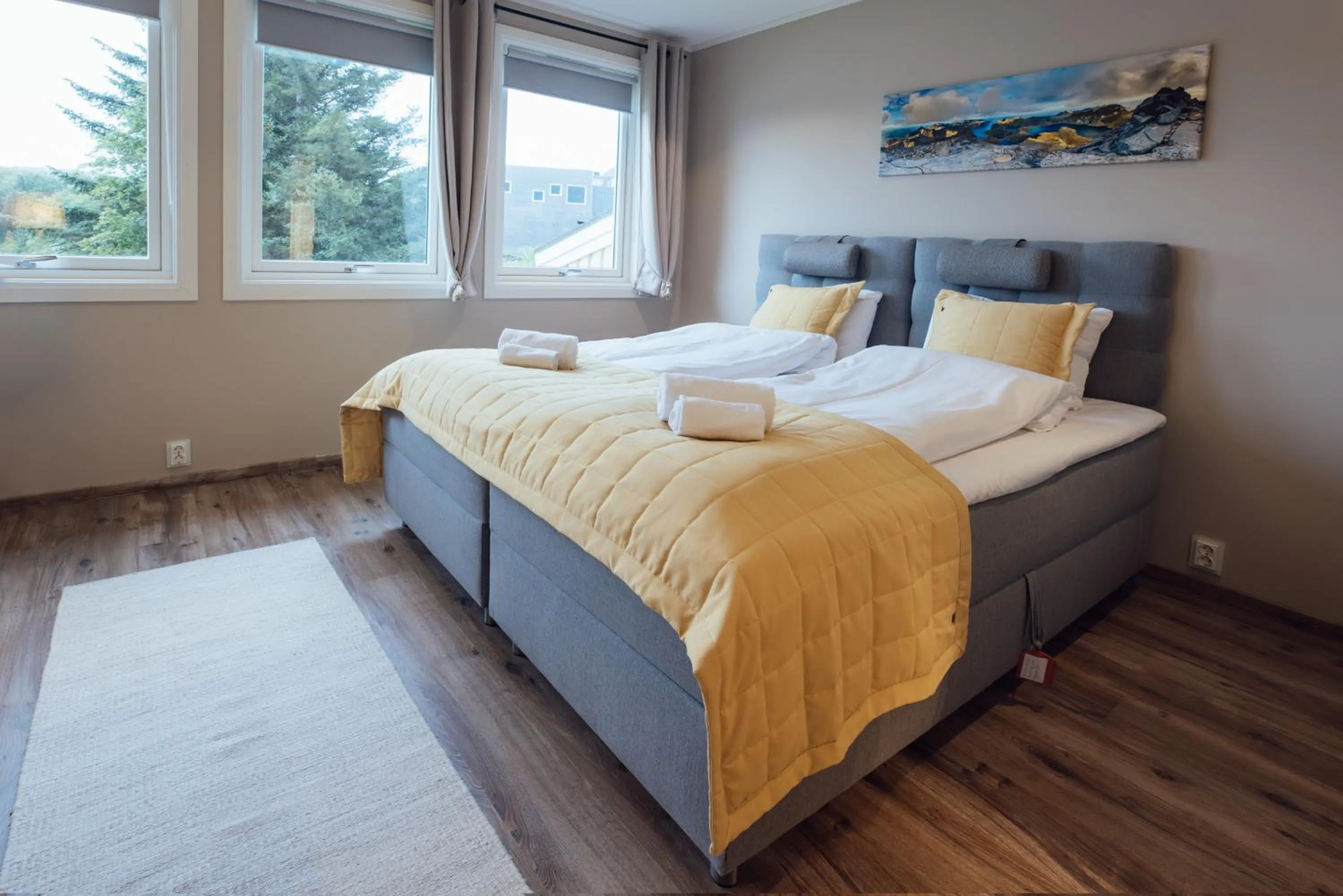 Bedroom, Bed in Lofoten Planet - Boutique Hotel