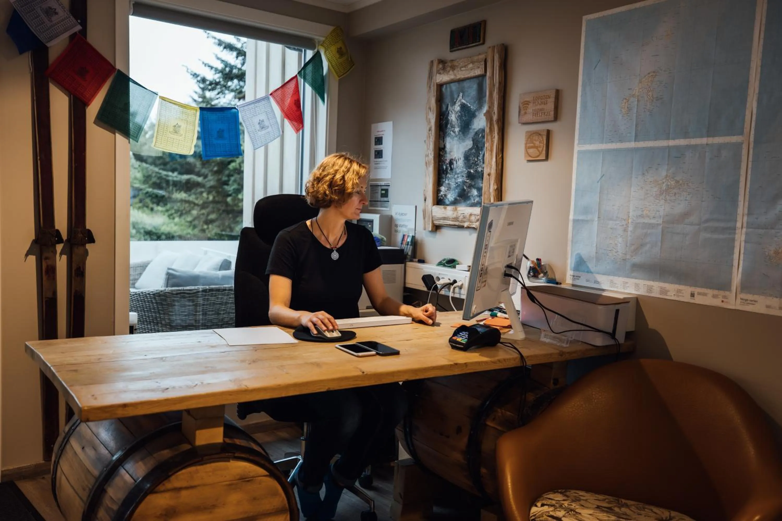 Lobby or reception in Lofoten Planet - Boutique Hotel