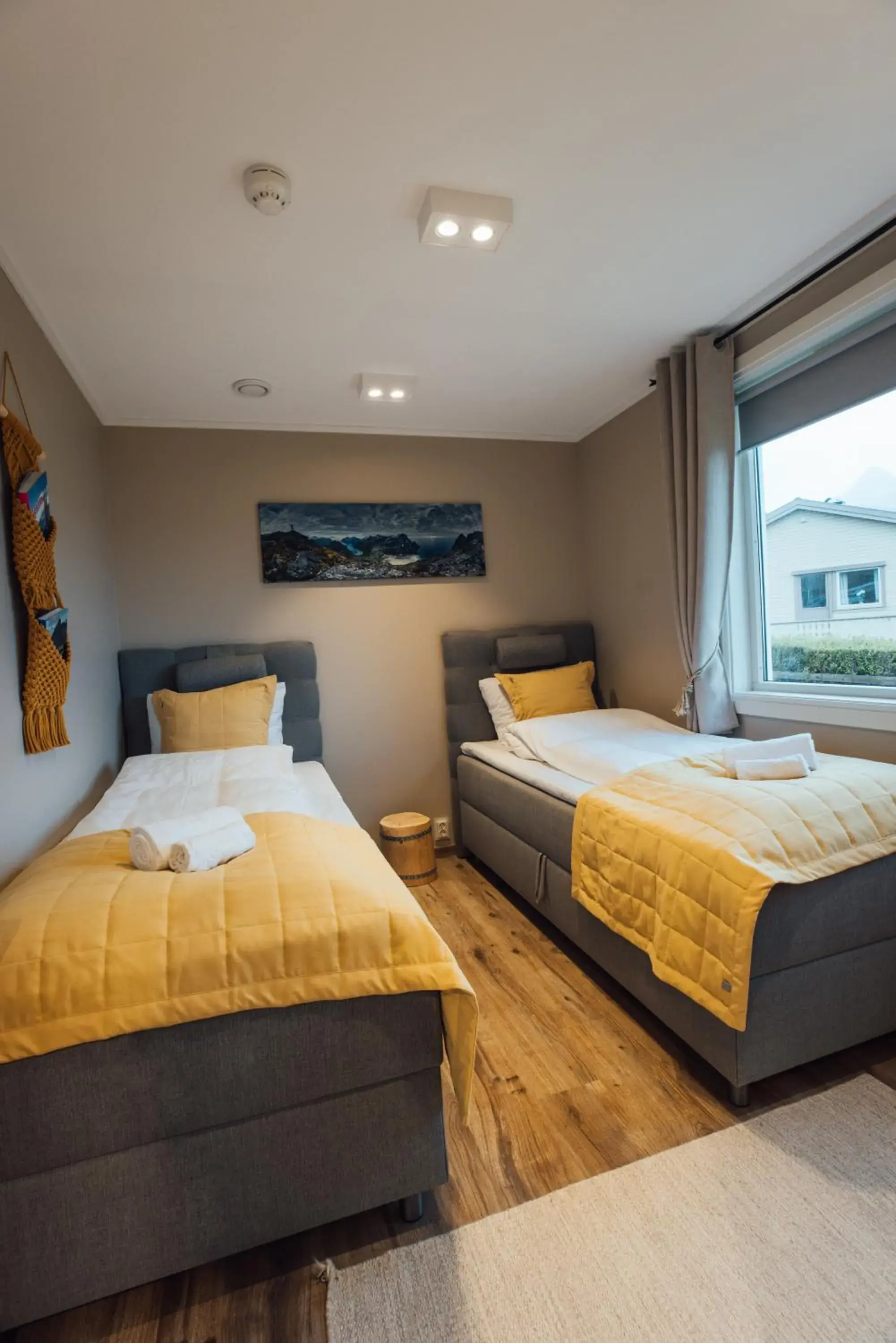 Standard Twin Room with Shared Bathroom in Lofoten Planet - Boutique Hotel Standard Twin Room with Shared Bathroom in Lofoten Planet - Boutique Hotel