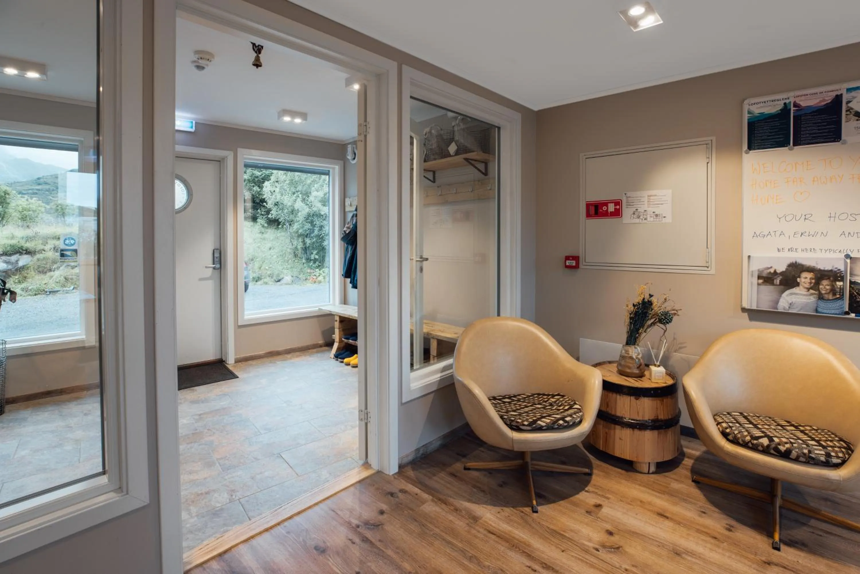 Lobby or reception in Lofoten Planet - Boutique Hotel