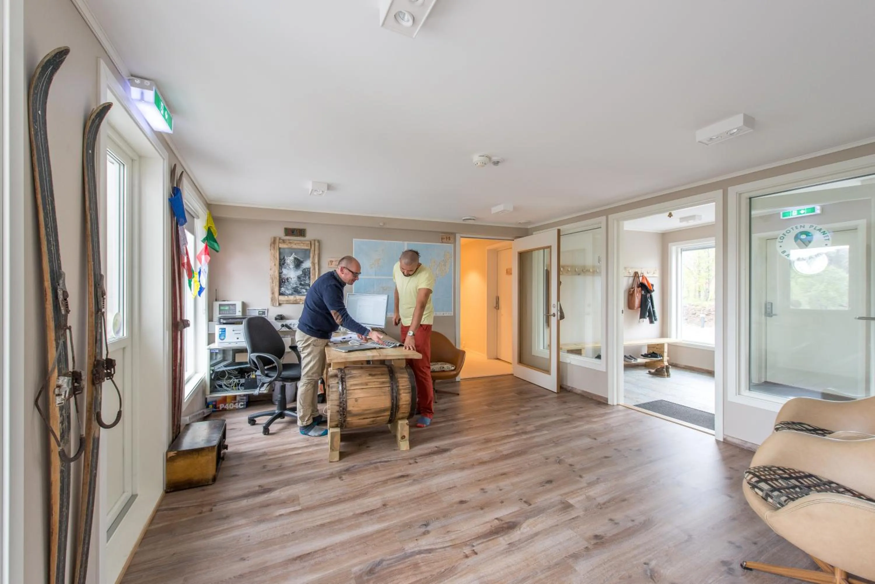 Lobby or reception in Lofoten Planet - Boutique Hotel