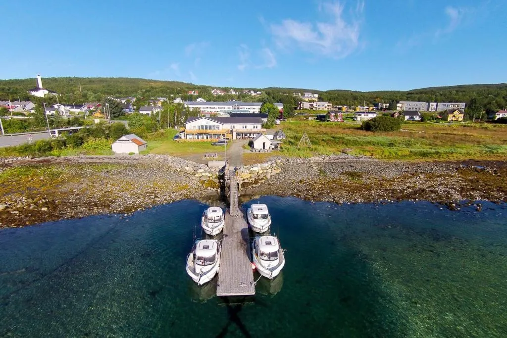 Bird's eye view in Hansnes Havfiske
