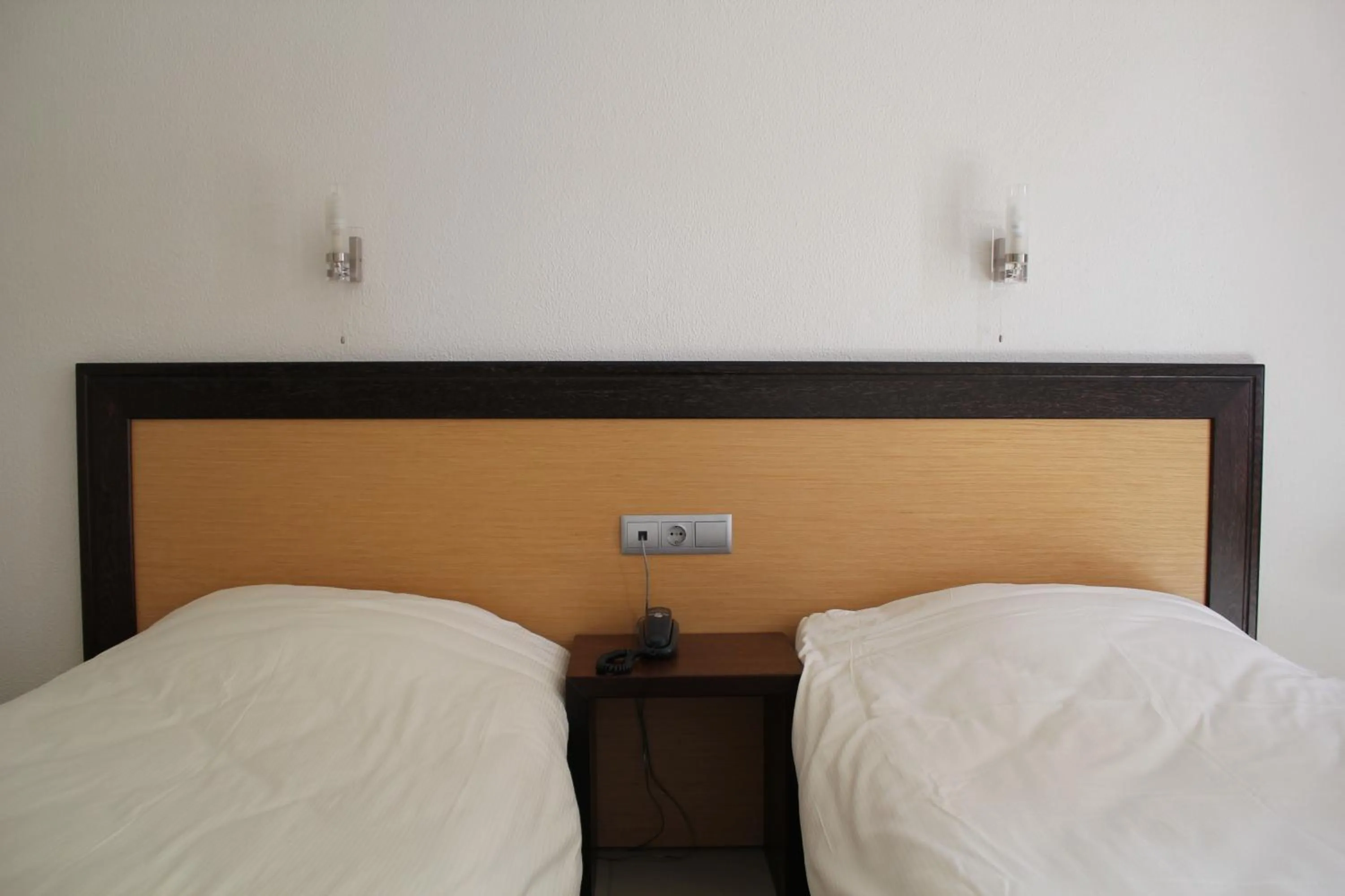 Bed in Aposperides Hotel