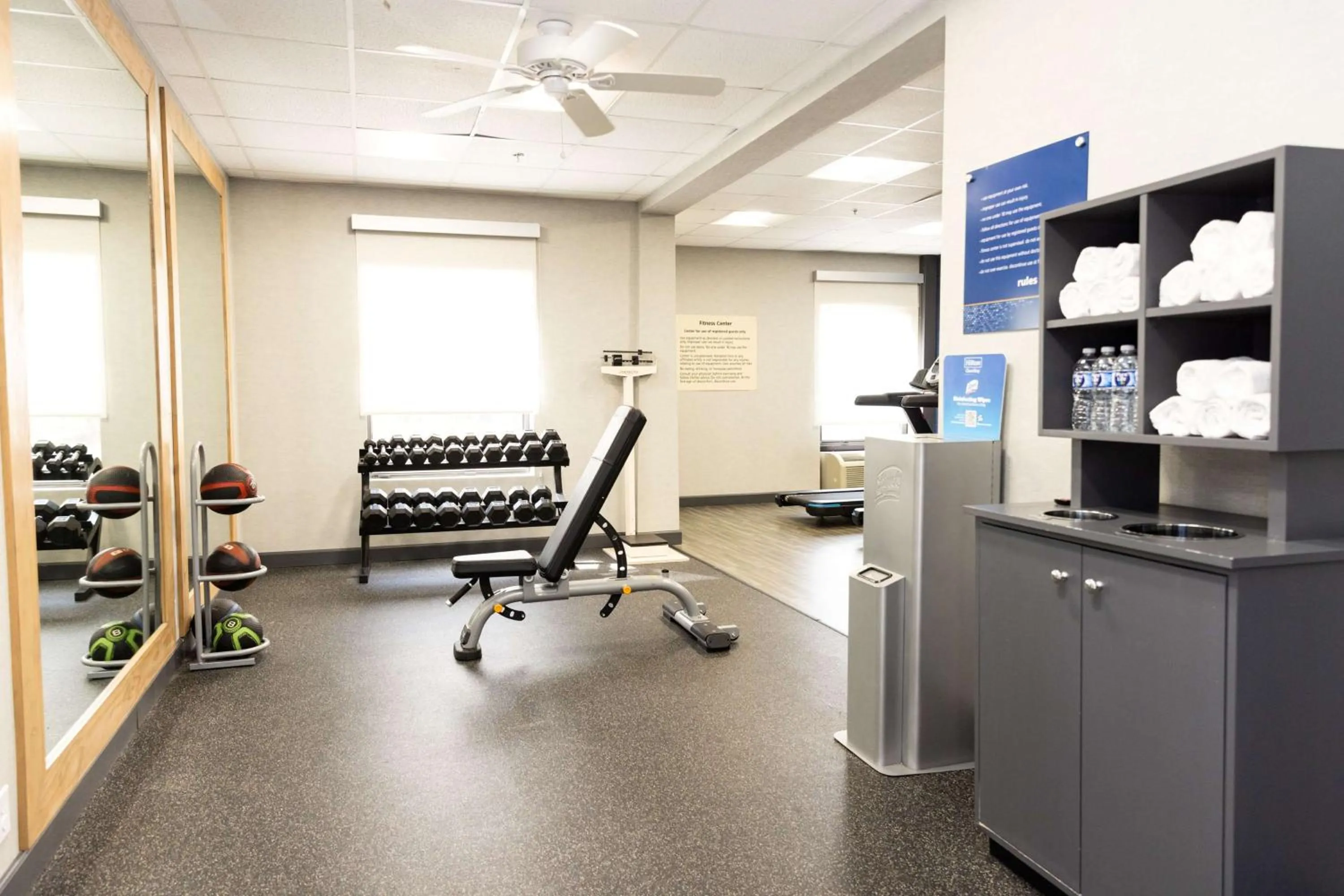 Fitness centre/facilities in Hampton Inn Hammond