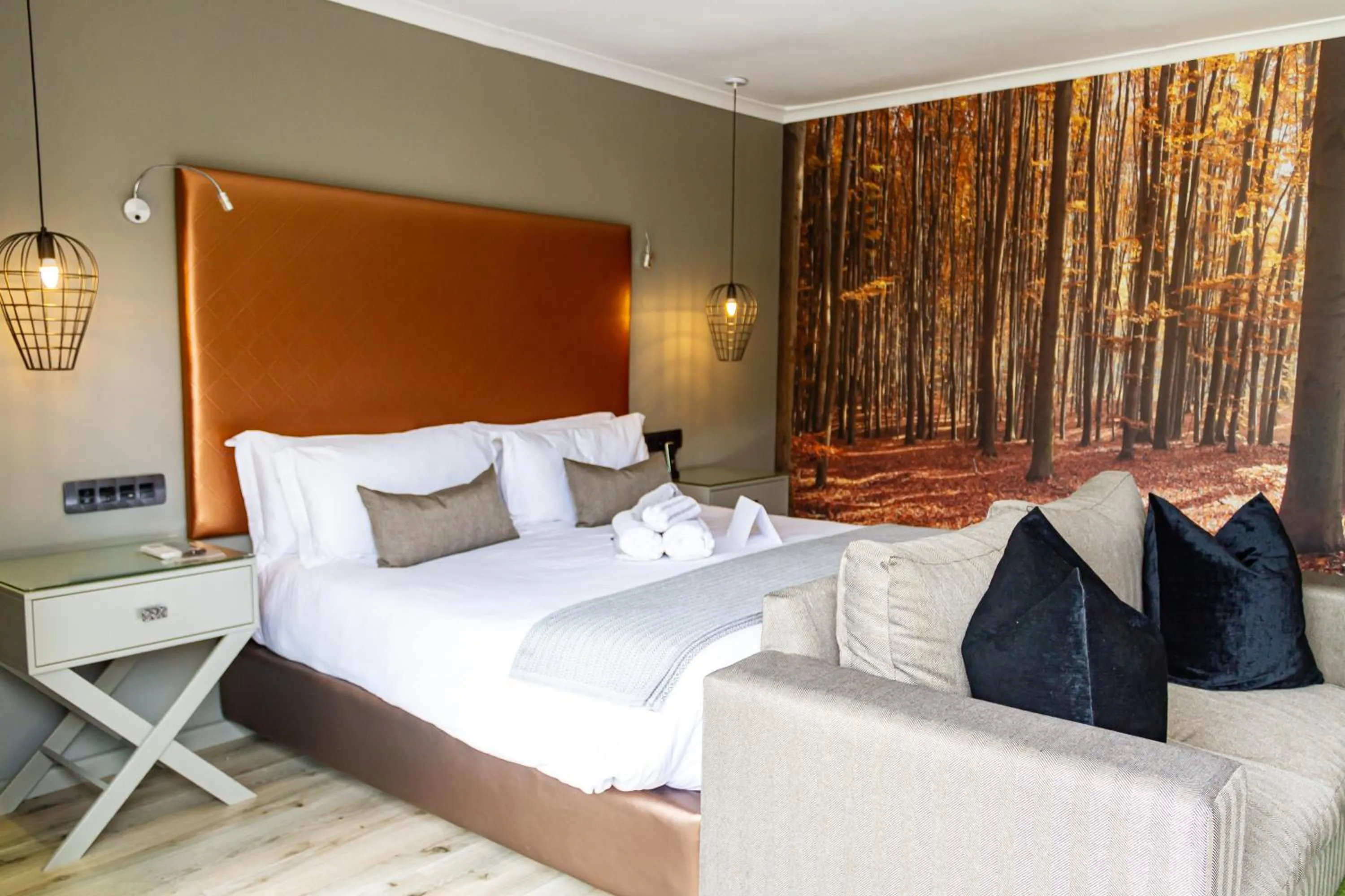 Bed in Silver Forest Boutique Hotel and Spa