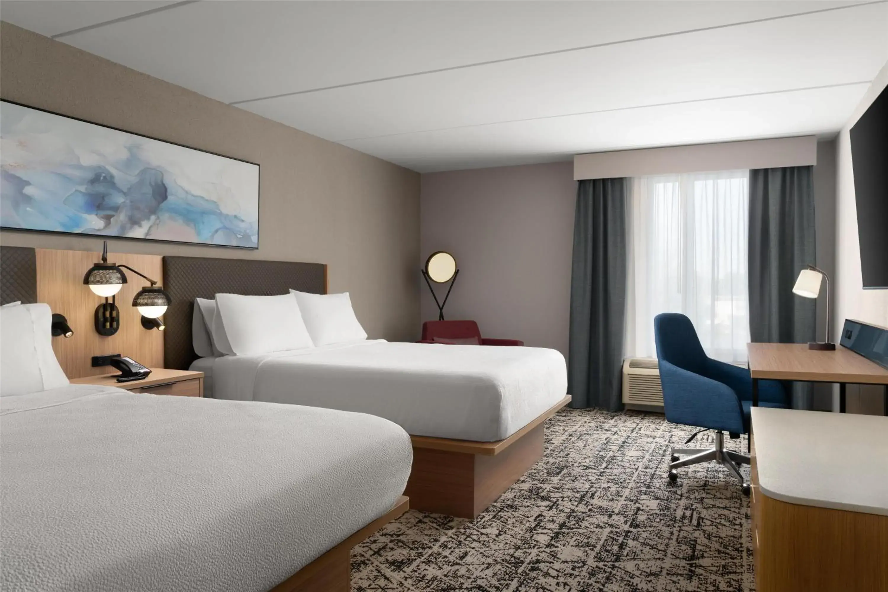 Queen Room with Two Queen Beds in Hilton Garden Inn Richmond South/Southpark Queen Room with Two Queen Beds in Hilton Garden Inn Richmond South/Southpark