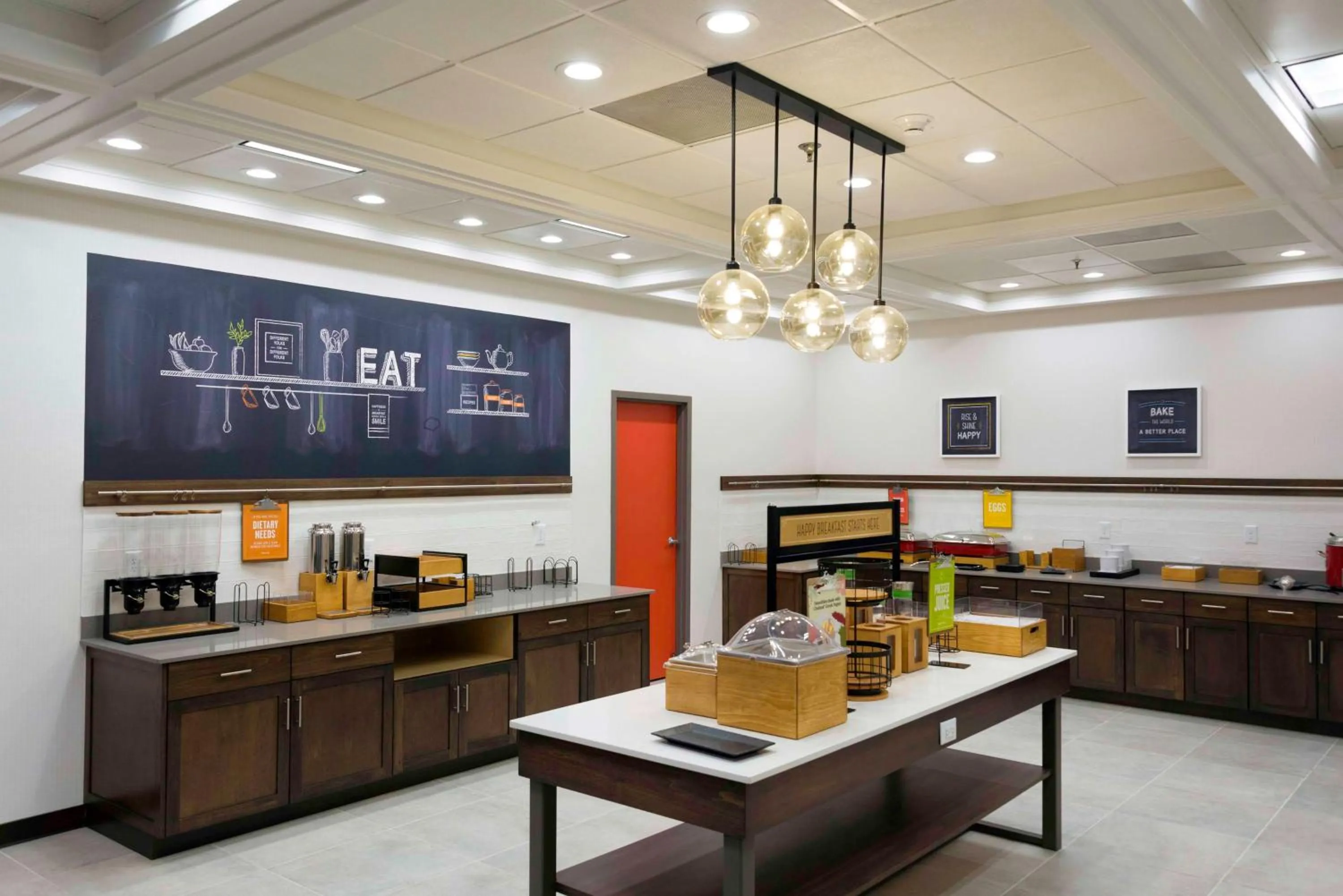 Breakfast in Hampton Inn Kinston