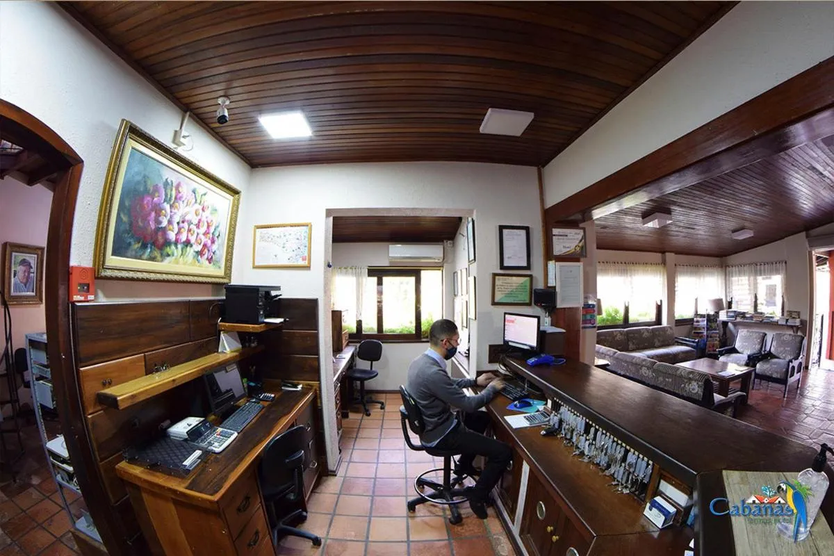 Lobby or reception in Cabanas Termas Hotel