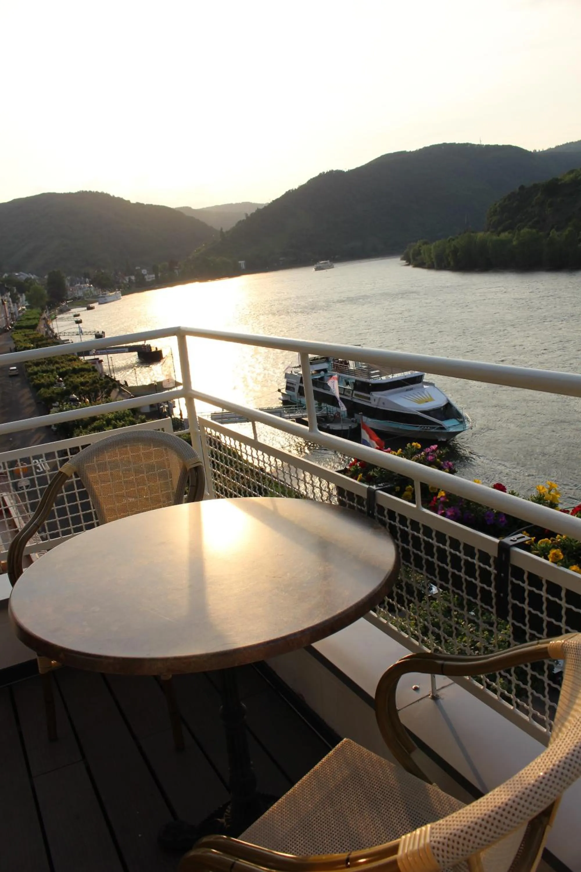 River view in Rheinhotel Lilie