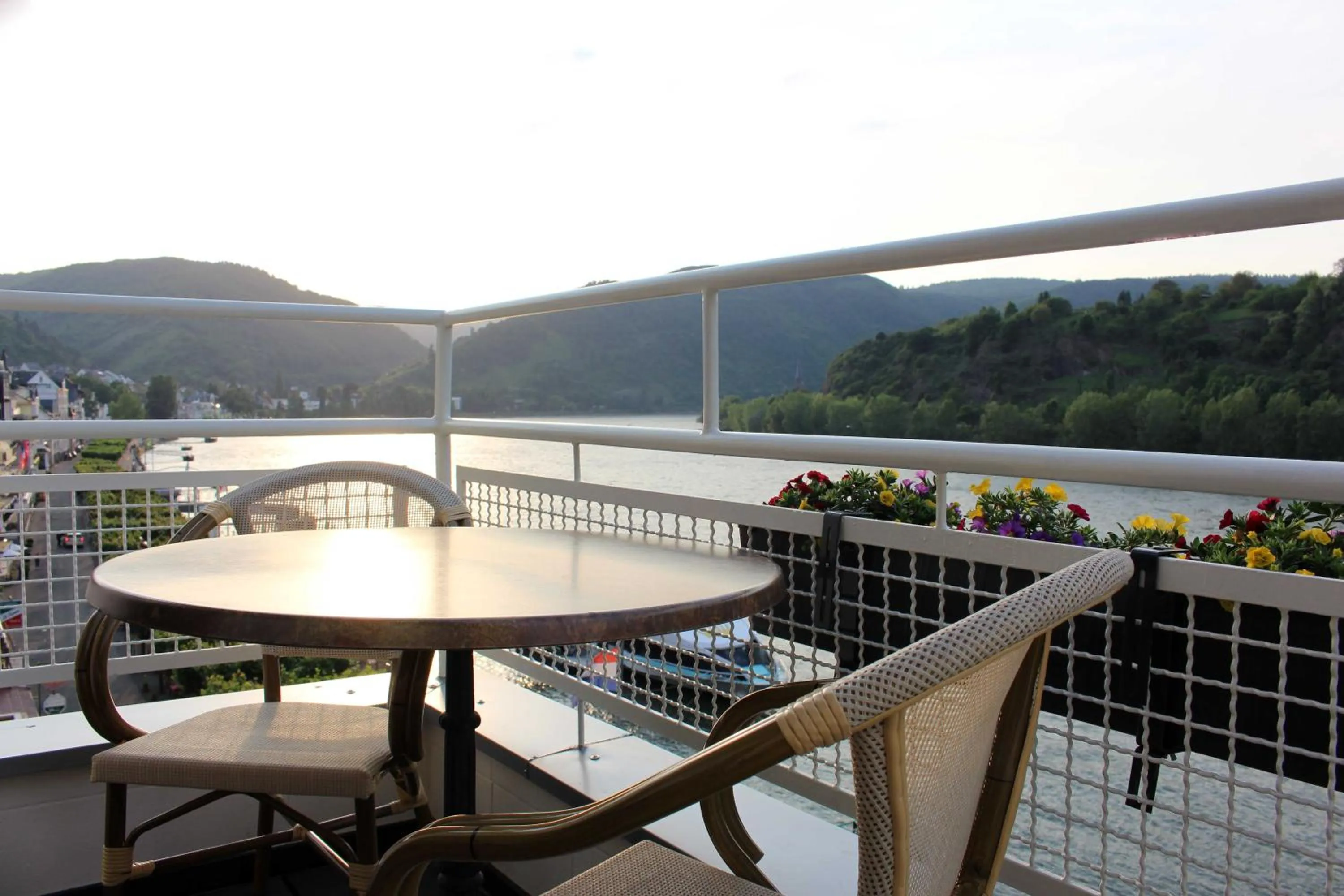 River view in Rheinhotel Lilie