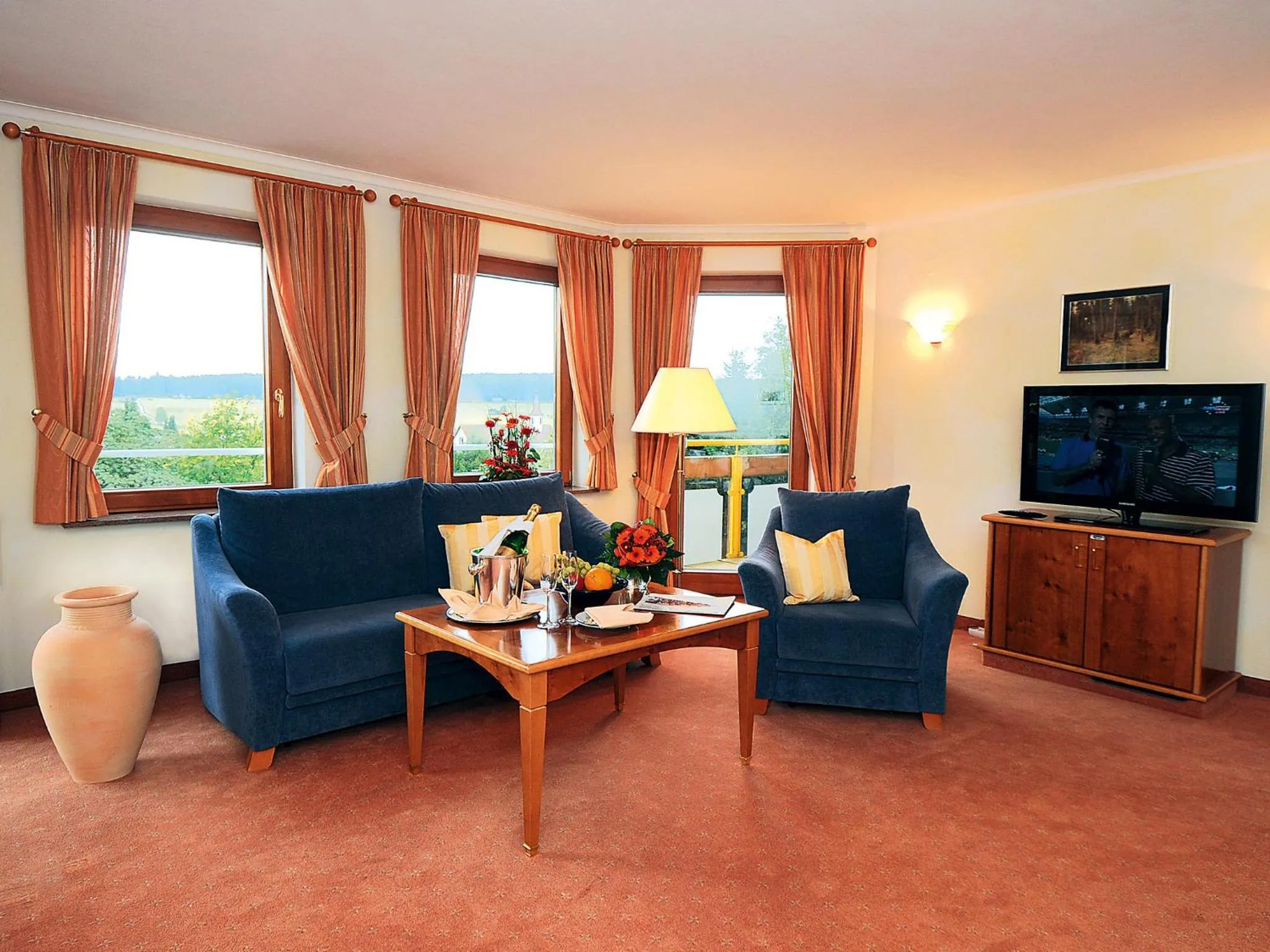 Living room in Schwarzwaldhotel Oberwiesenhof