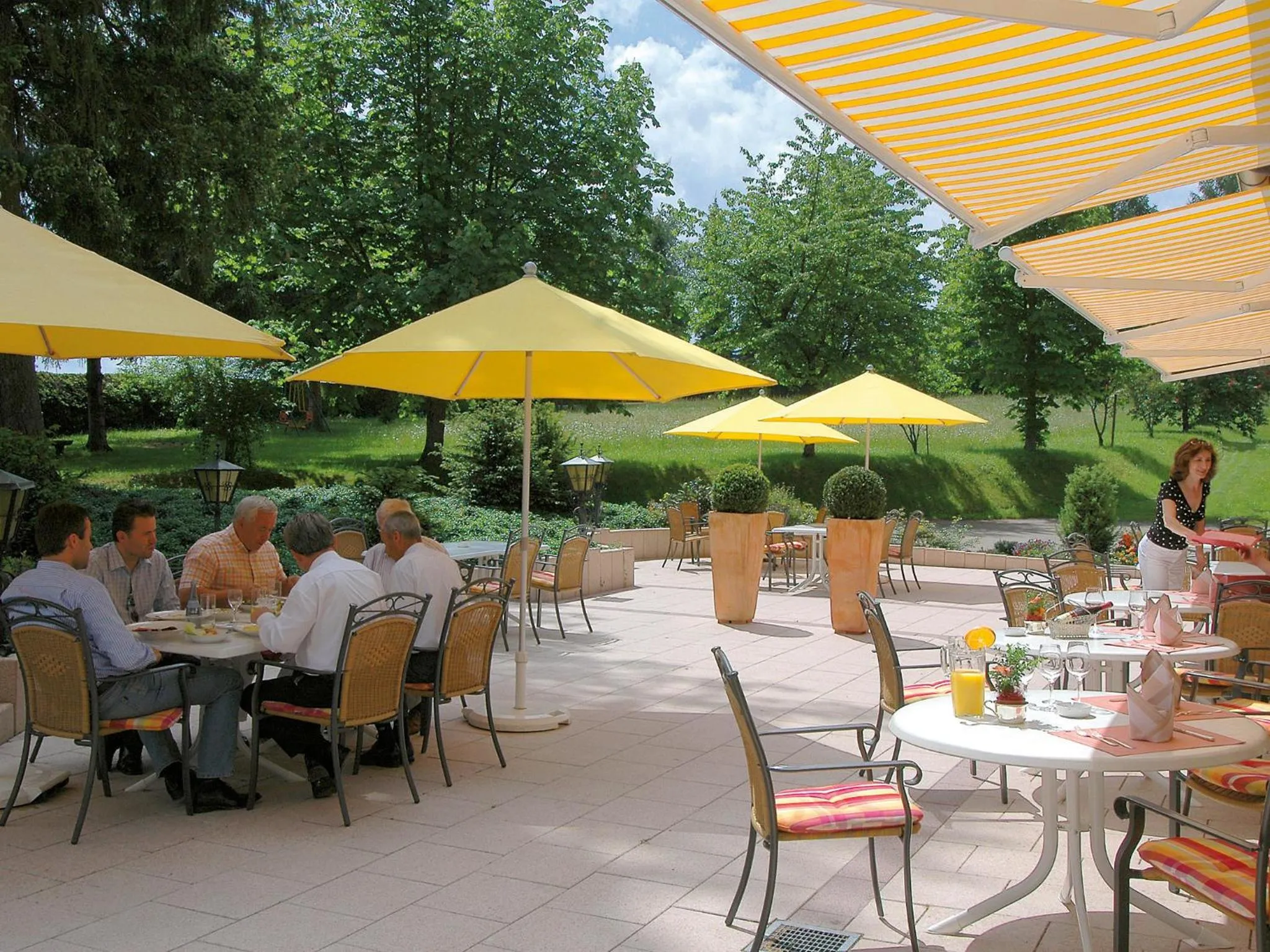 Patio in Schwarzwaldhotel Oberwiesenhof