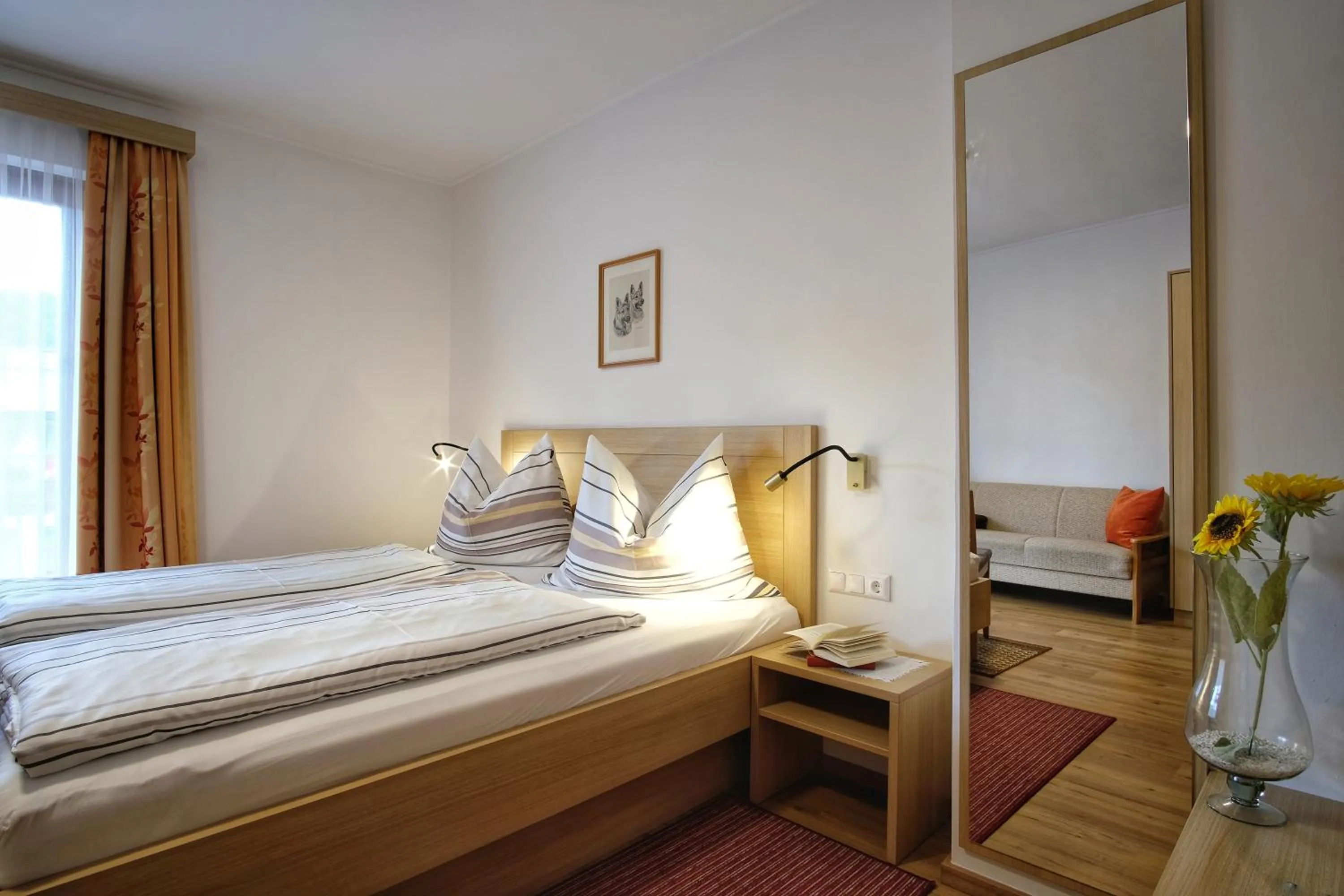 Bed in Haus Lackner am Weissensee in Kärnten