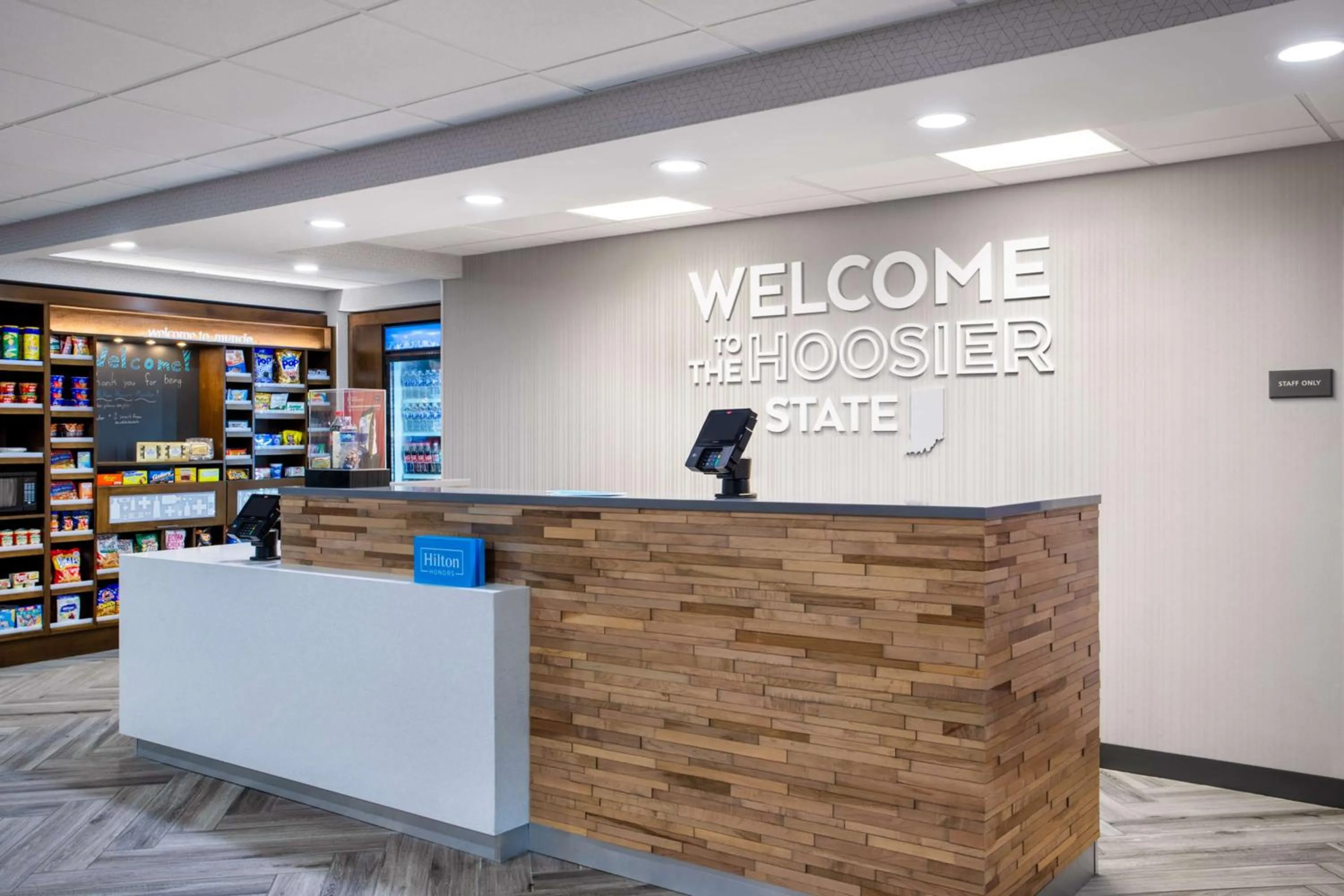 Lobby or reception in Hampton Inn & Suites Muncie