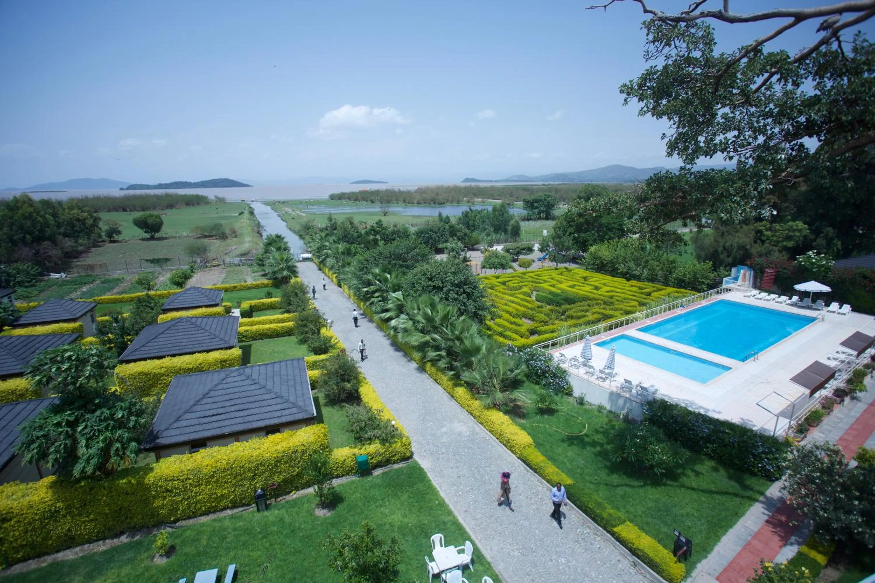 Garden view in Haile Resort Ziway Batu