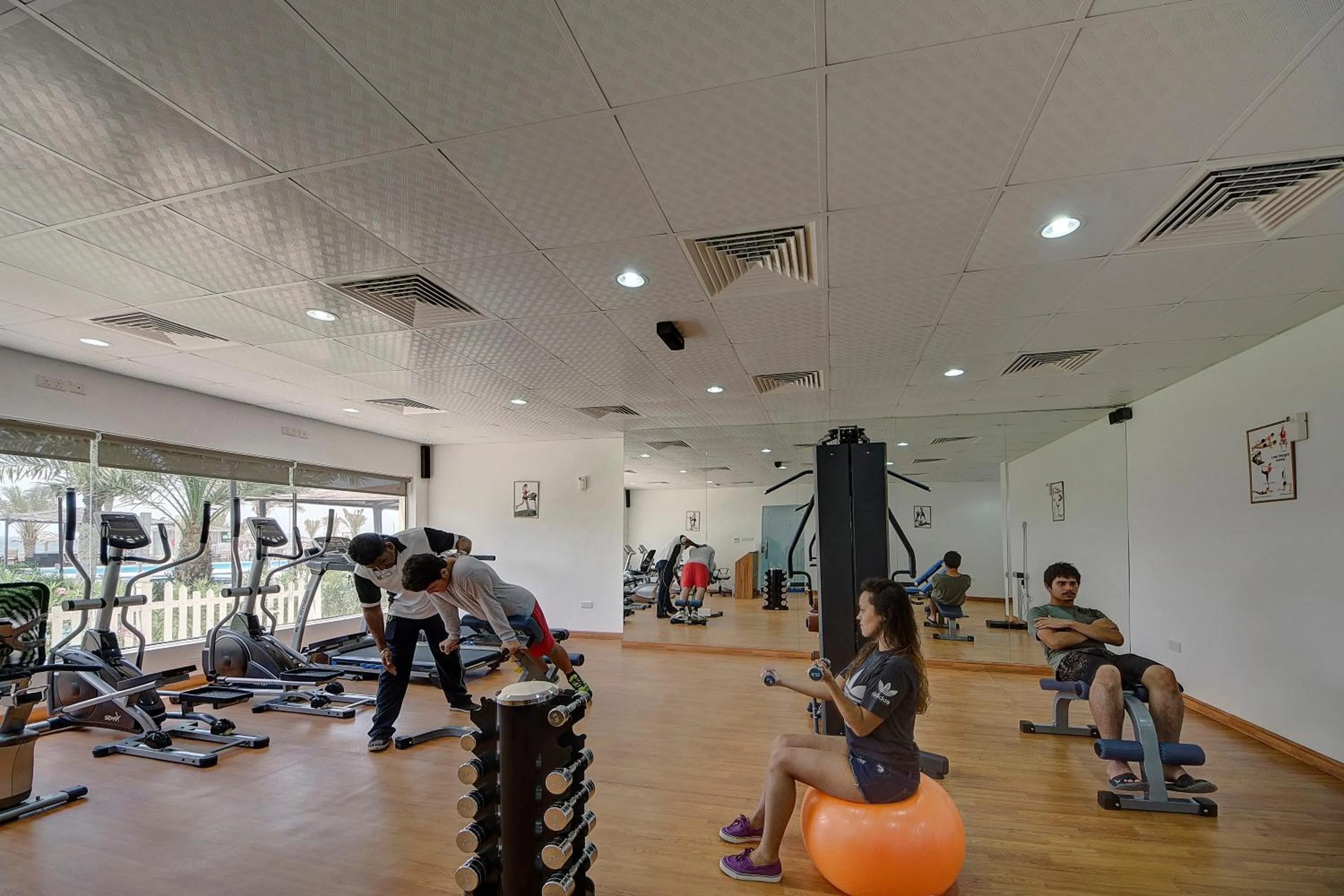 Fitness centre/facilities in Ajman Beach Hotel