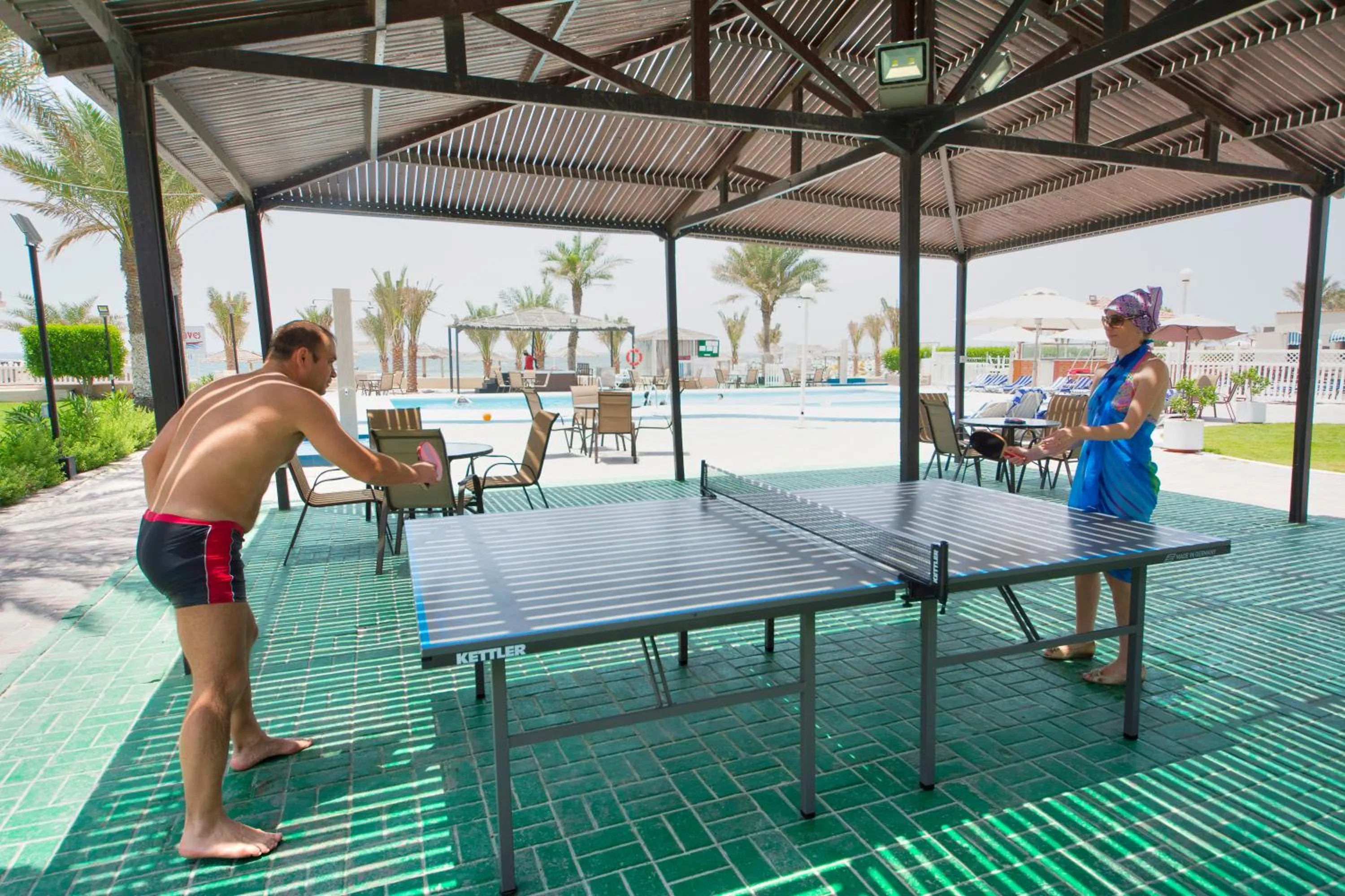 Area and facilities in Ajman Beach Hotel