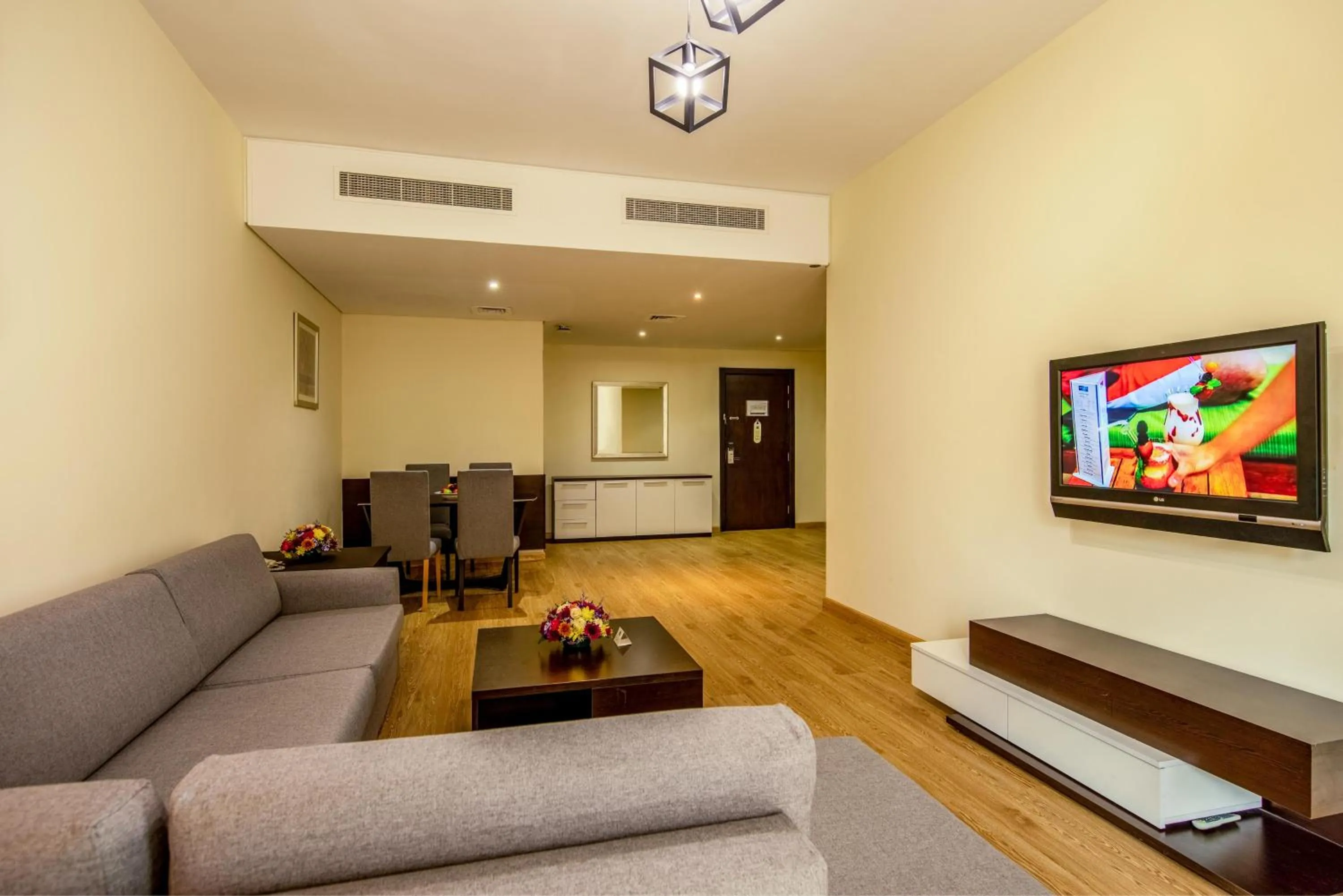 Living room in TIME Ruby Hotel Apartment