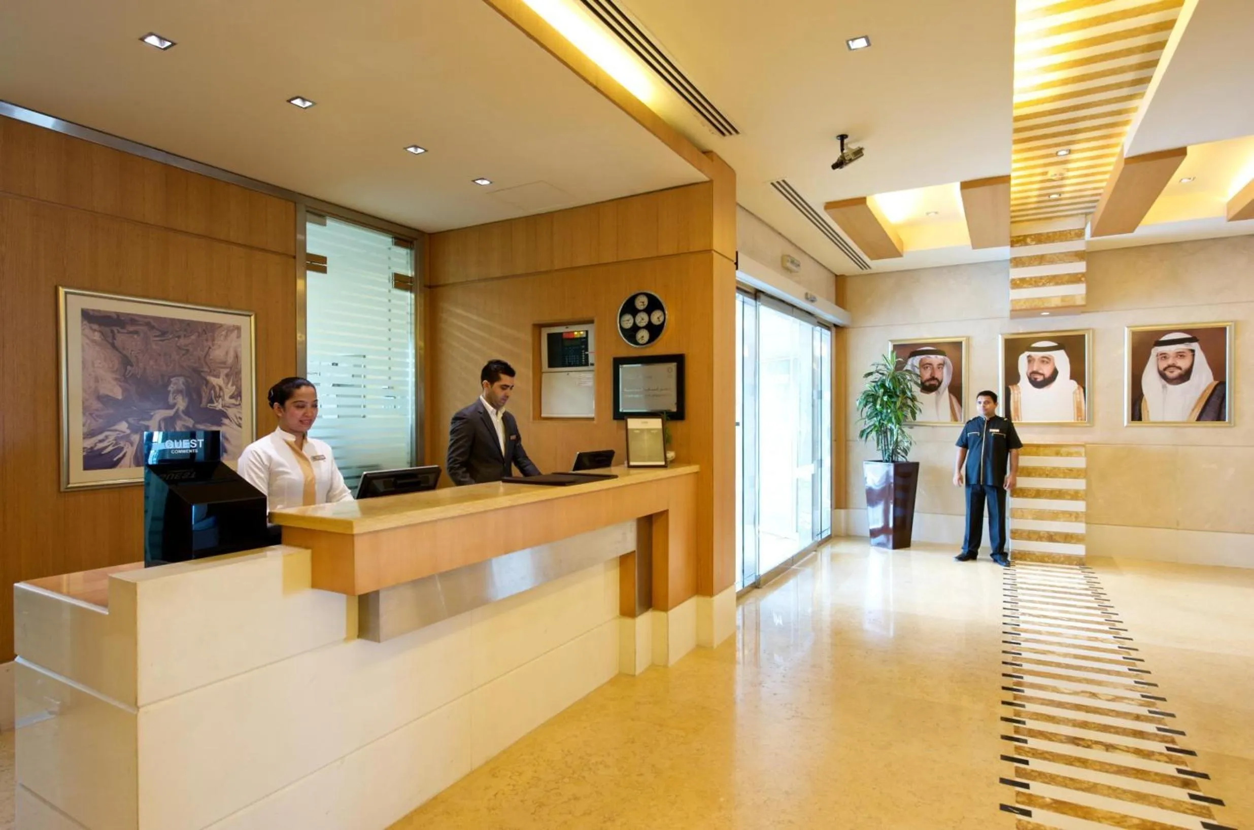 Lobby or reception in TIME Ruby Hotel Apartment