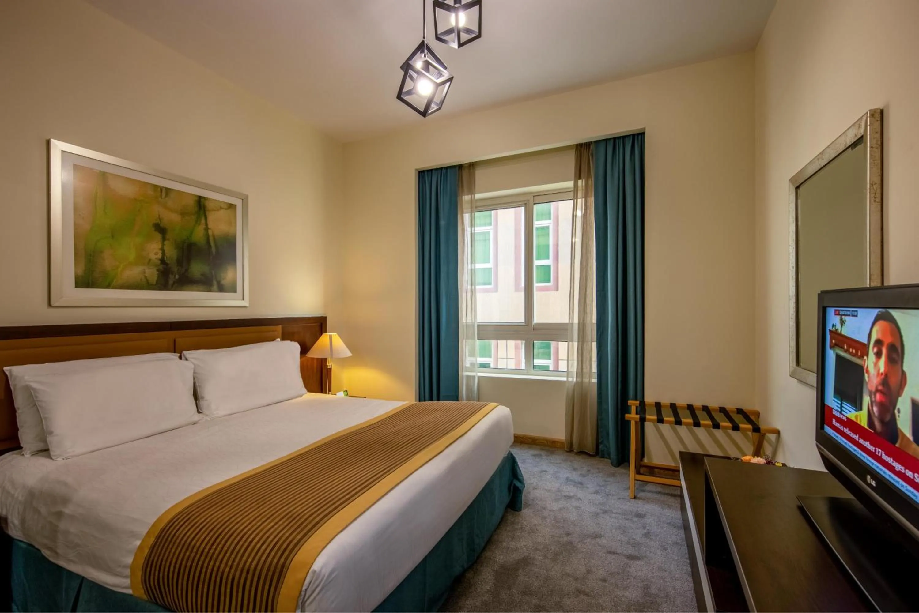 Bedroom, Bed in TIME Ruby Hotel Apartment